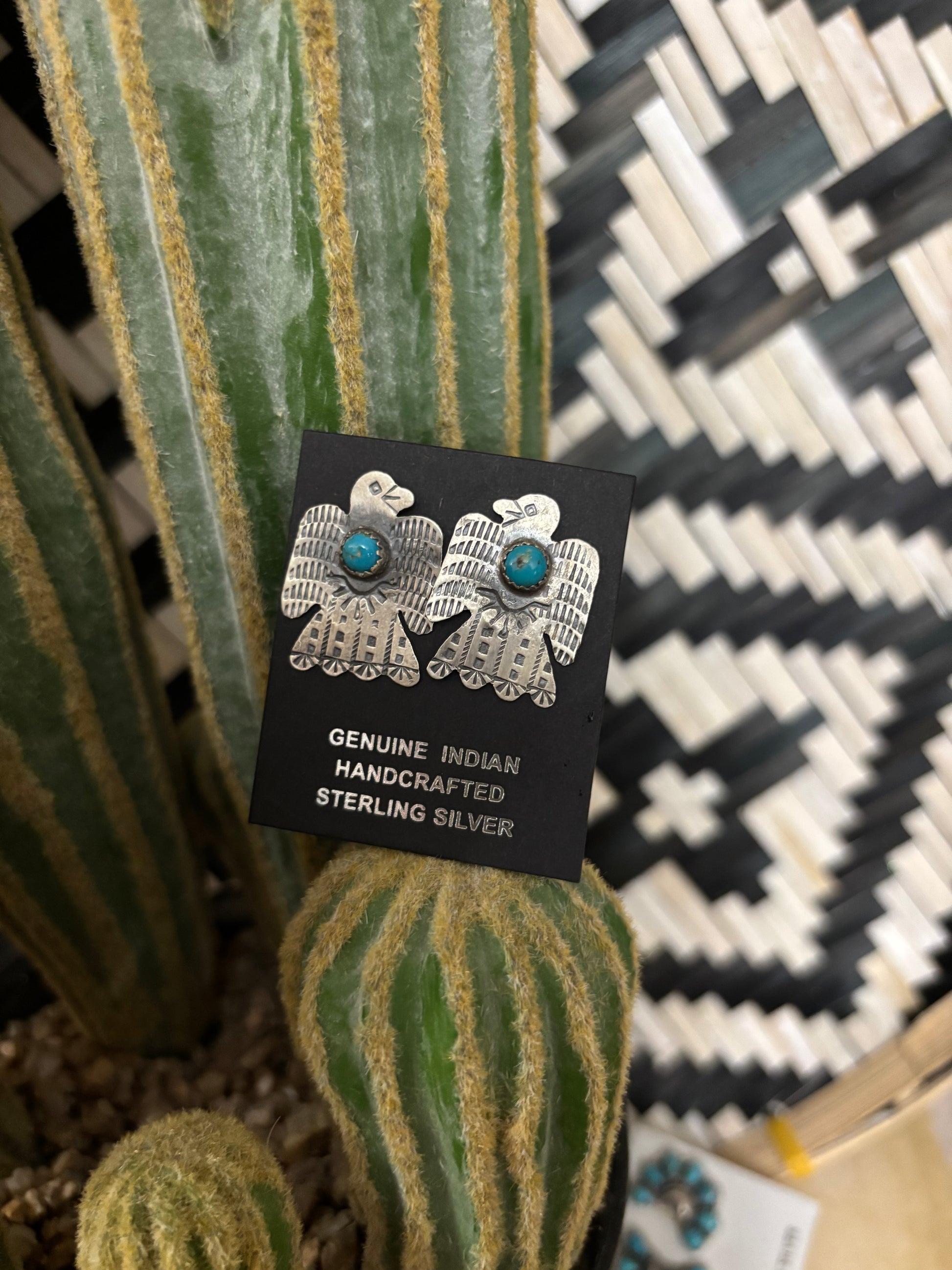 Tim Yazzie Thunderbird Studs