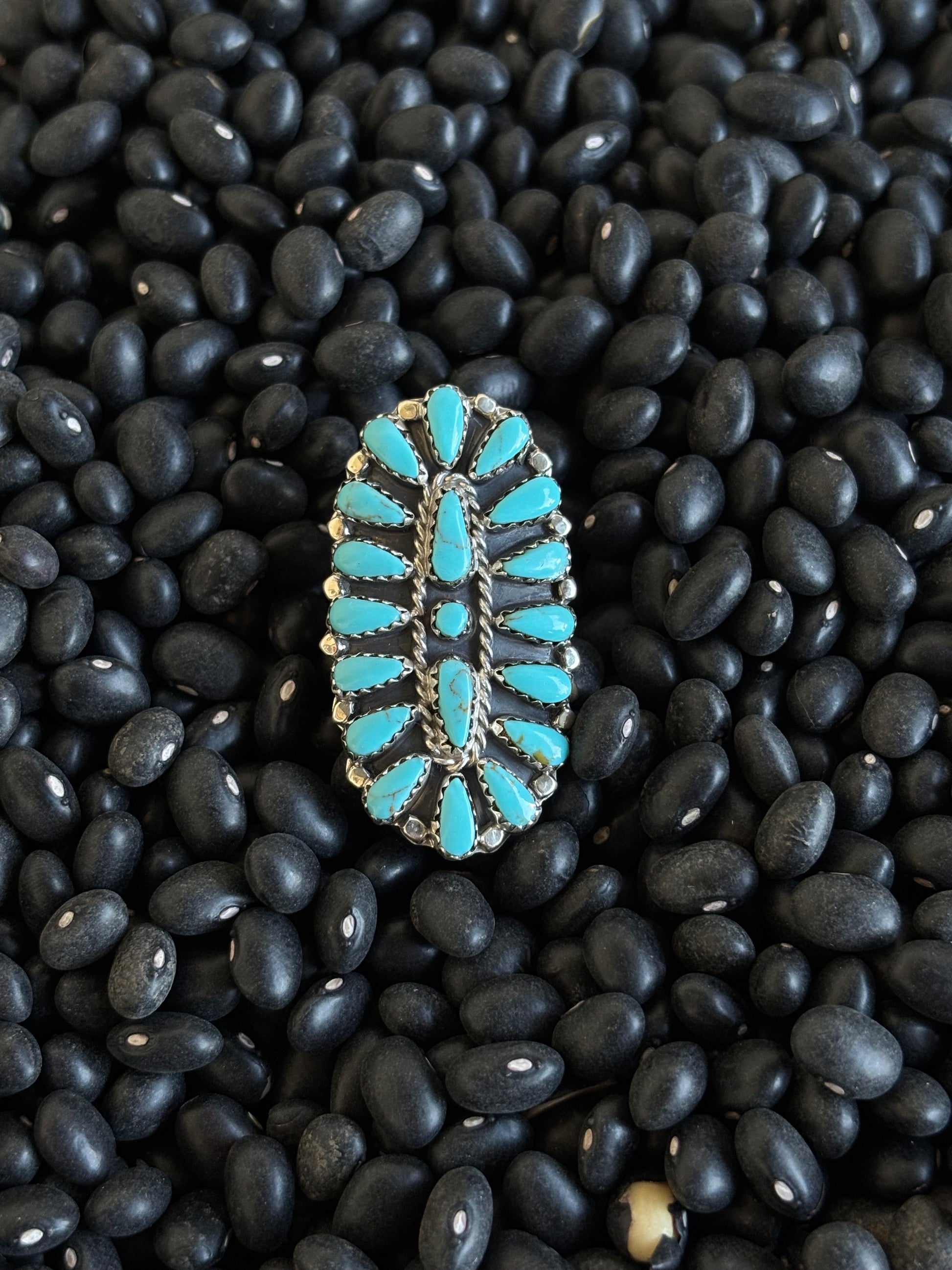 Myra Benally Cluster Ring Size 6.5