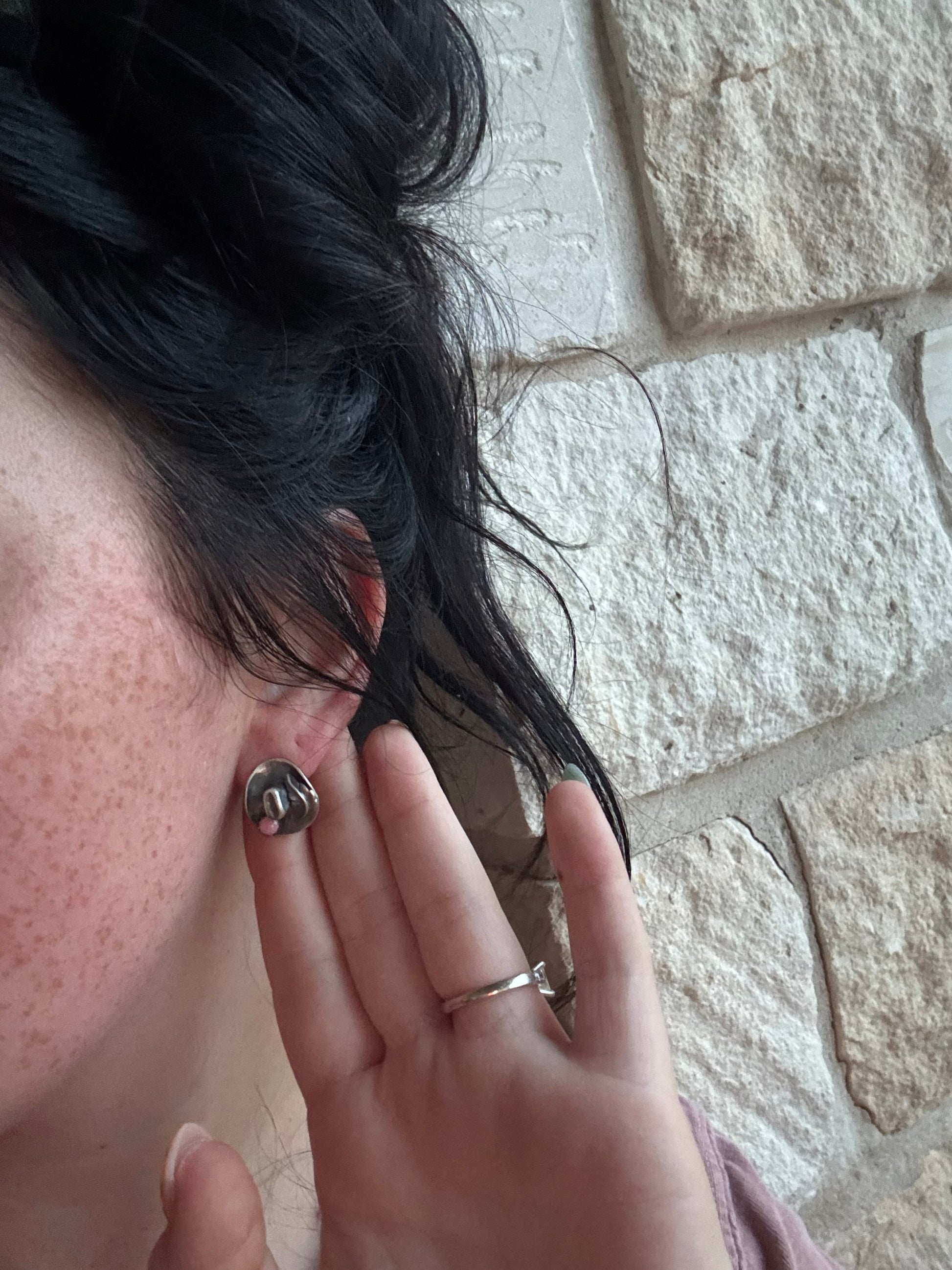 Pink Conch Cowboy Hat Studs