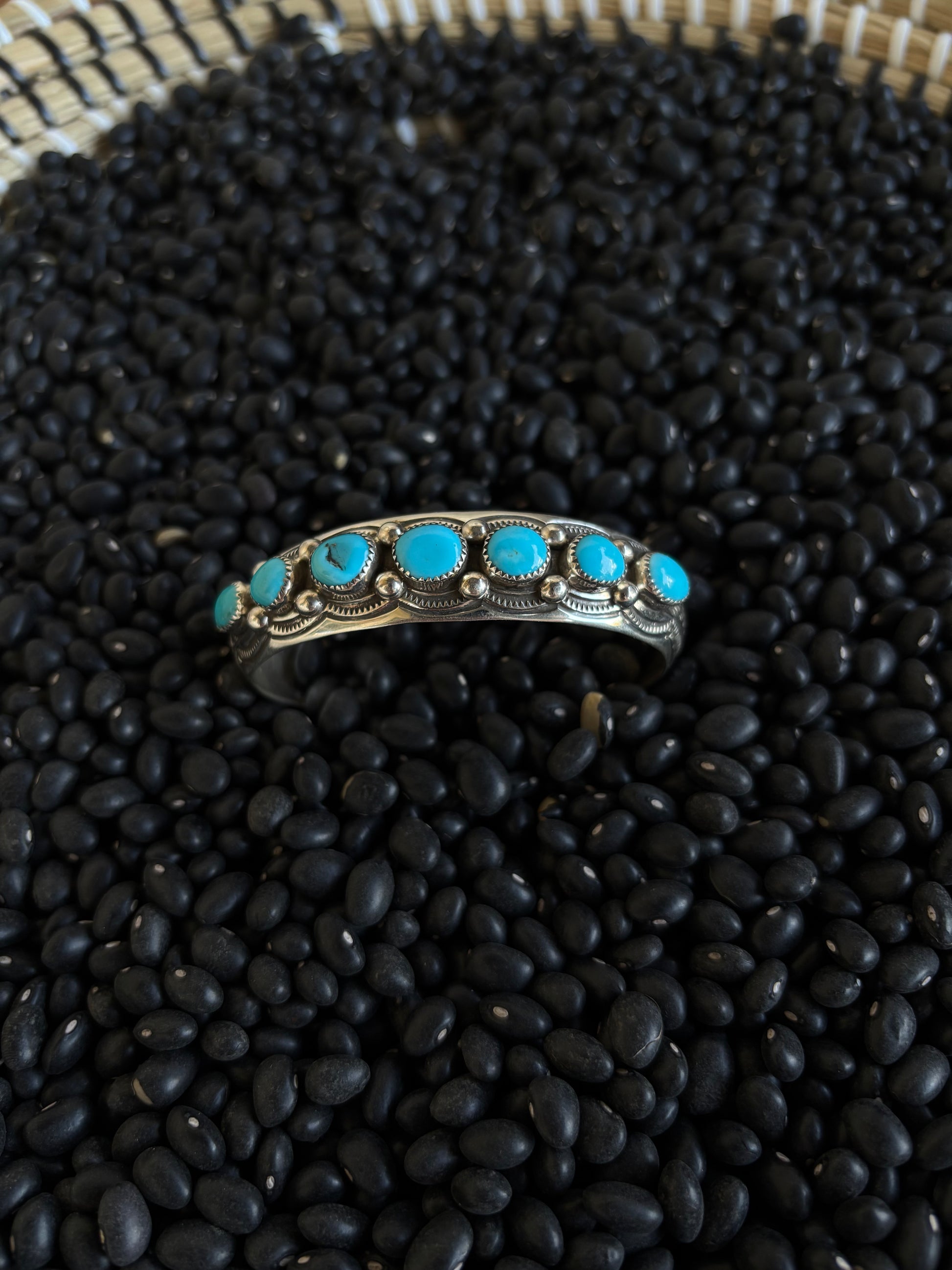 Grace Silver Kingman Cuff
