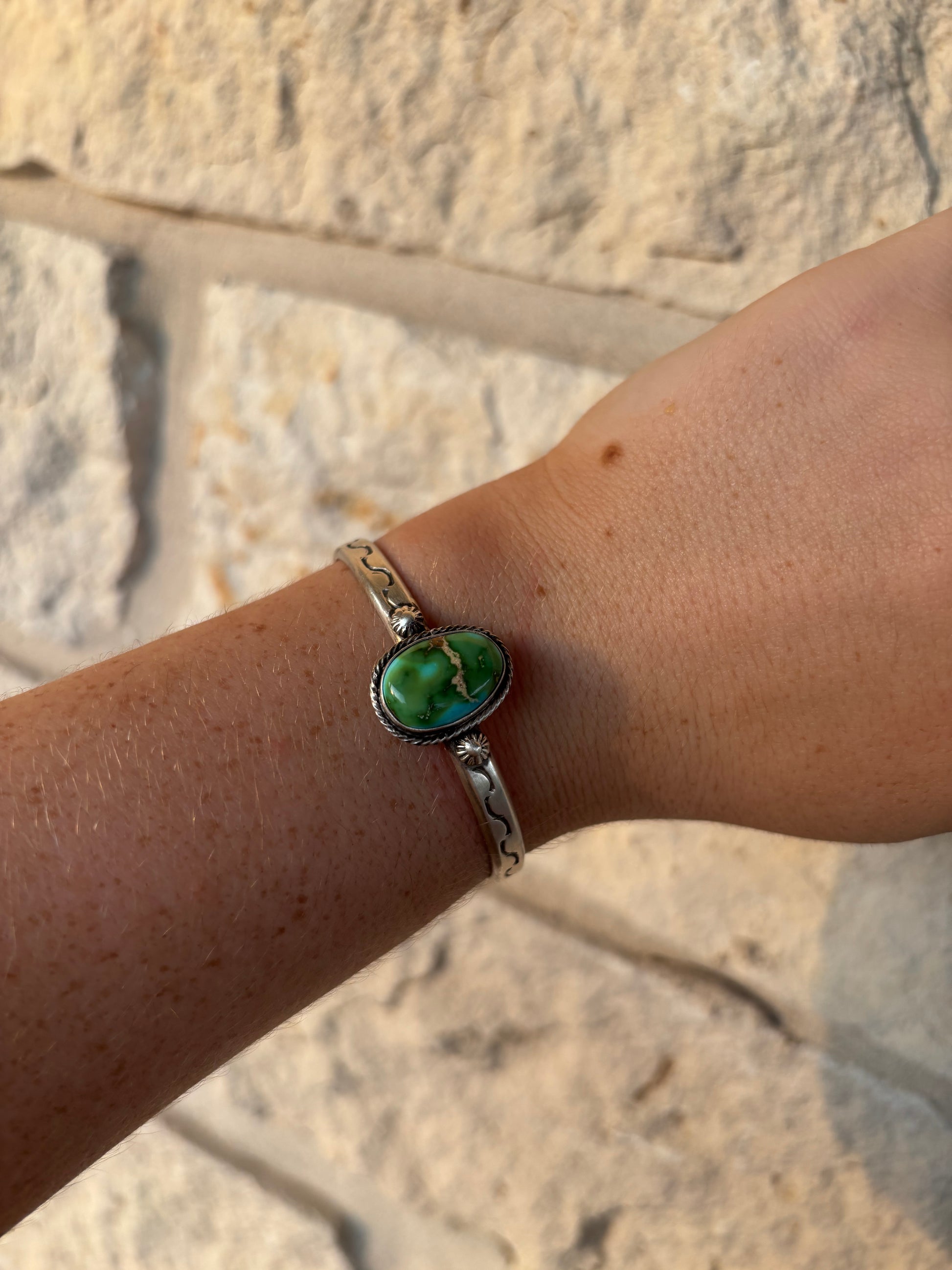The S. Yellowhair Sonoran Gold Cuff