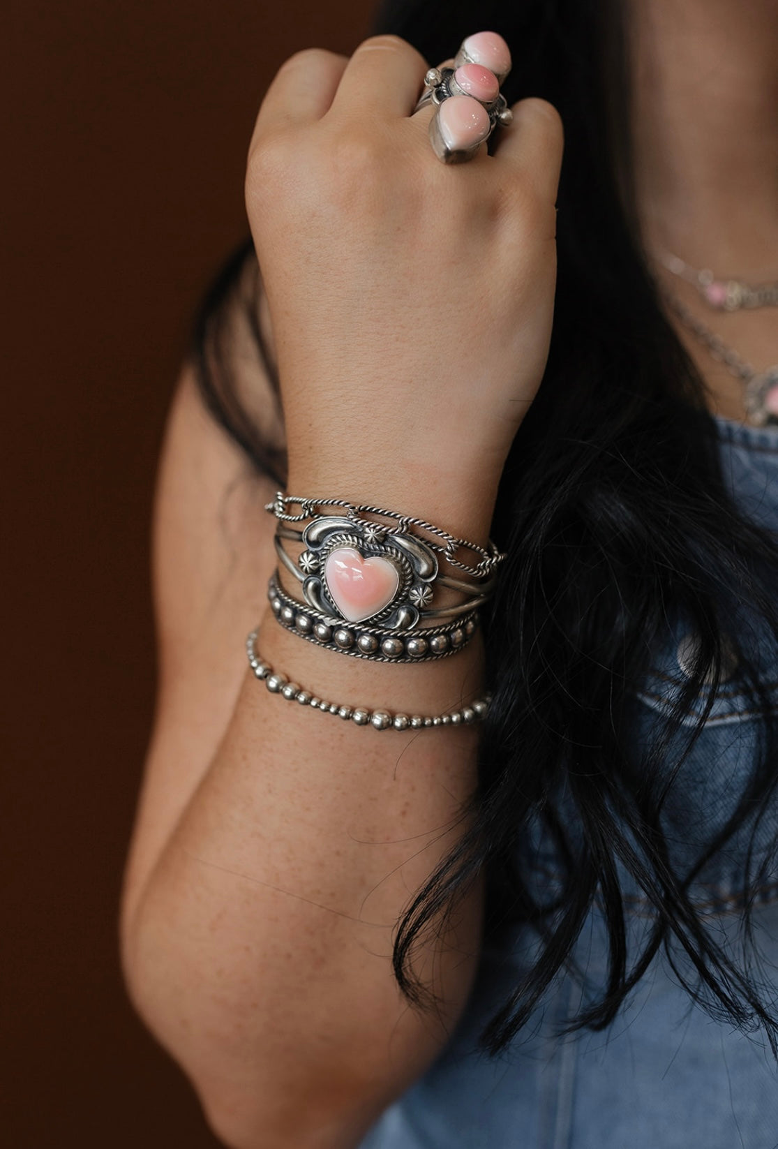 The Briar Pink Conch Cuff