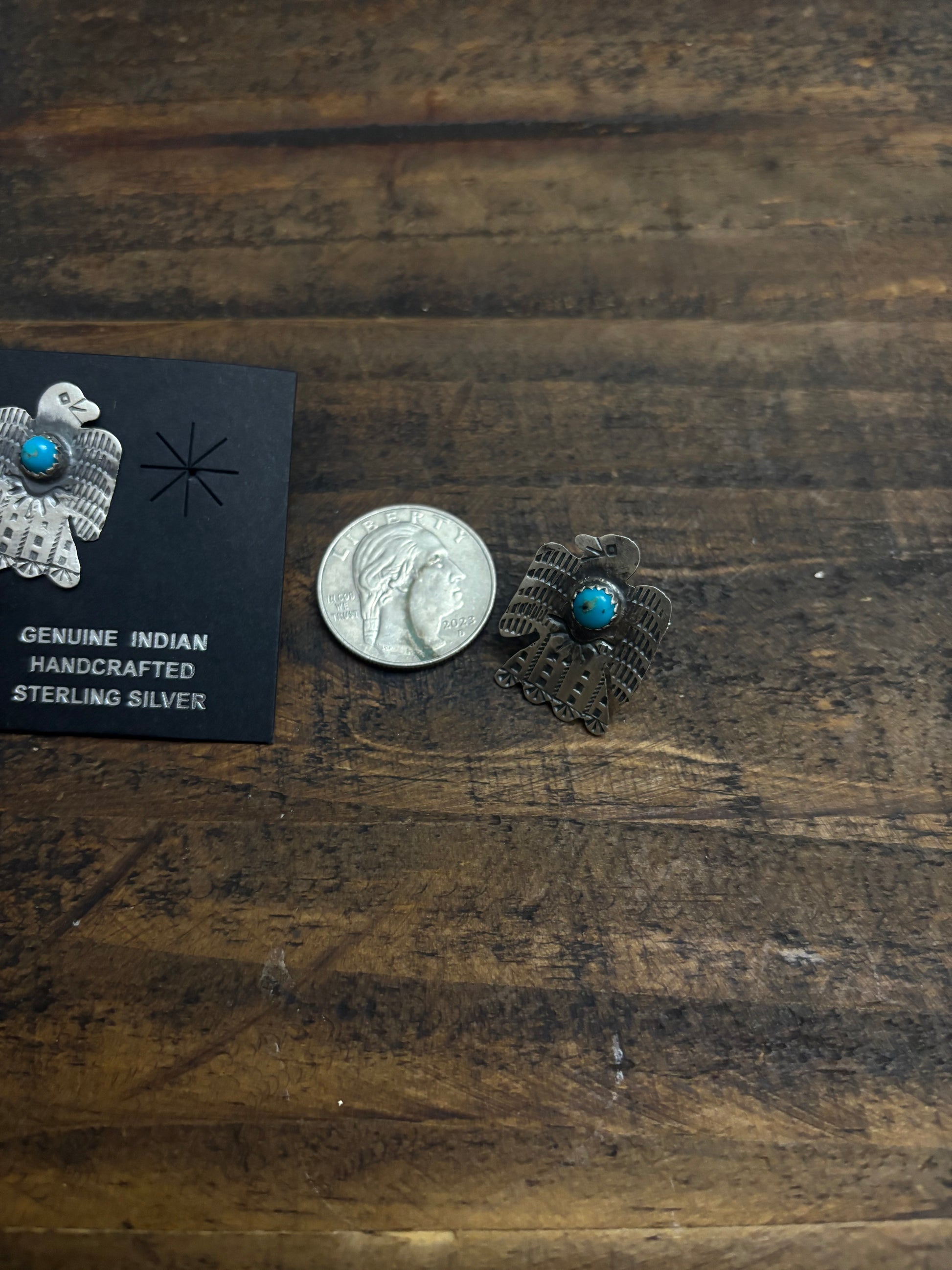 Tim Yazzie Thunderbird Studs