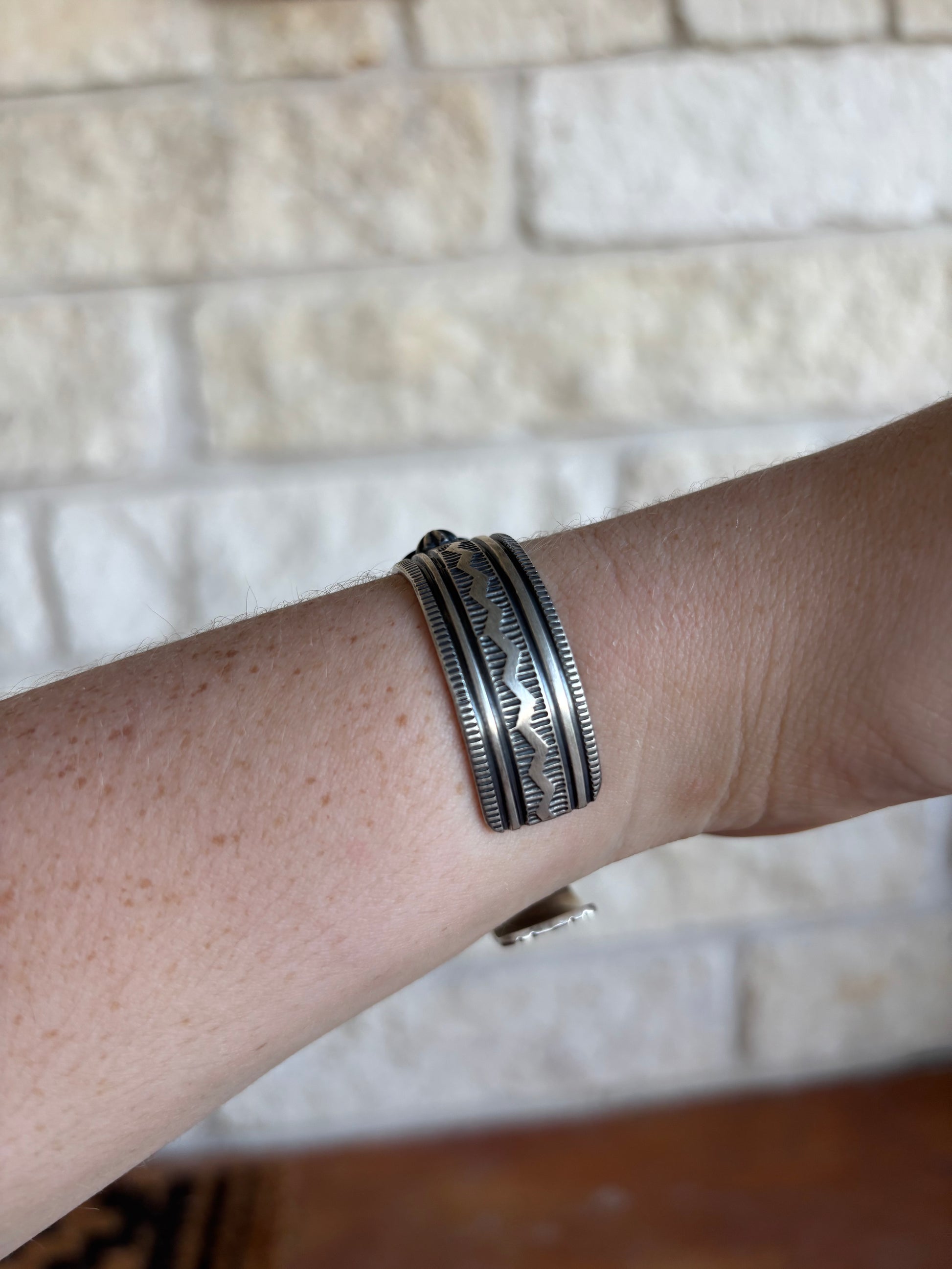 Francis Yazzie White Buffalo Cuff