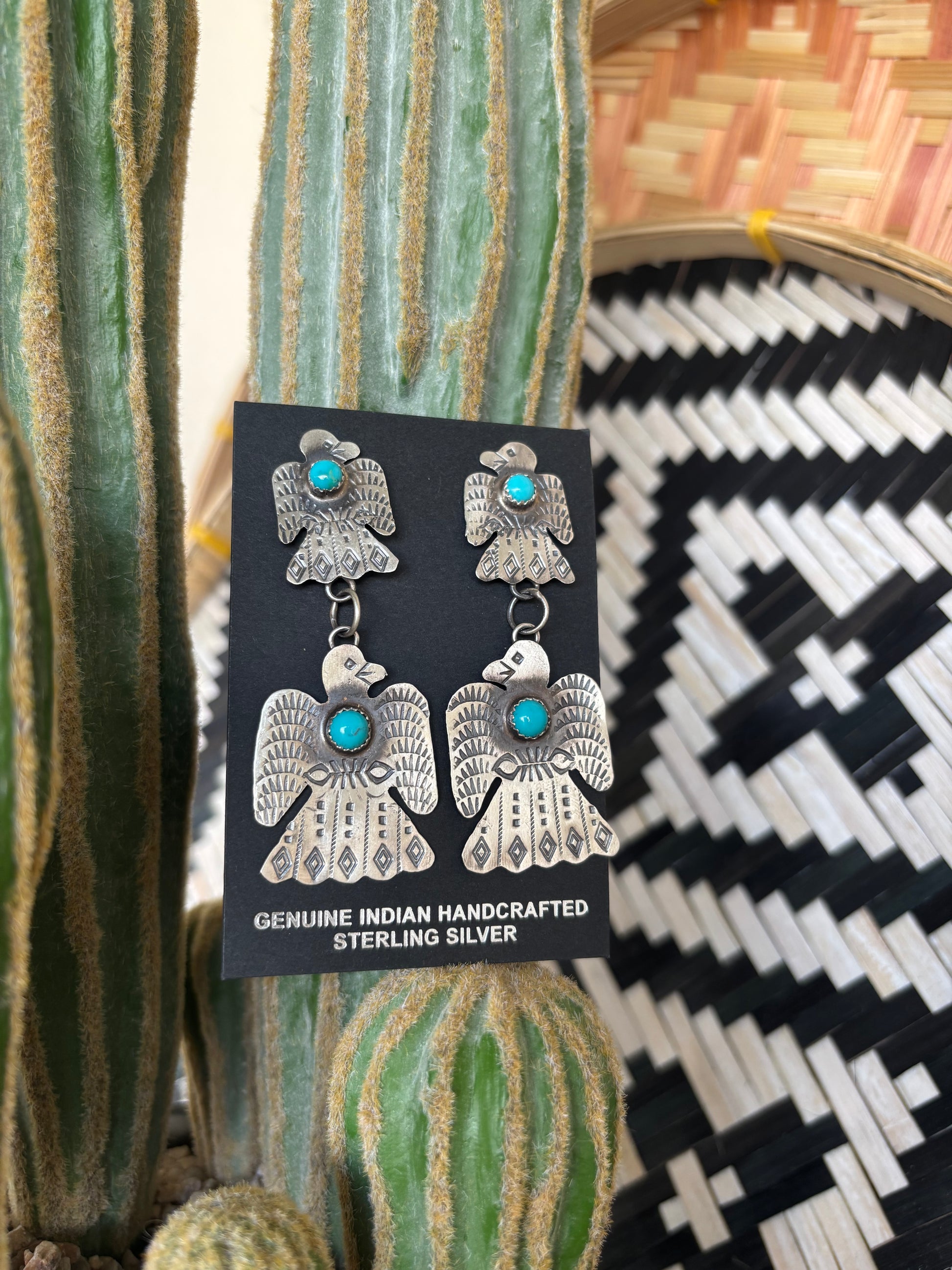 Tim Yazzie Thunderbird Earrings