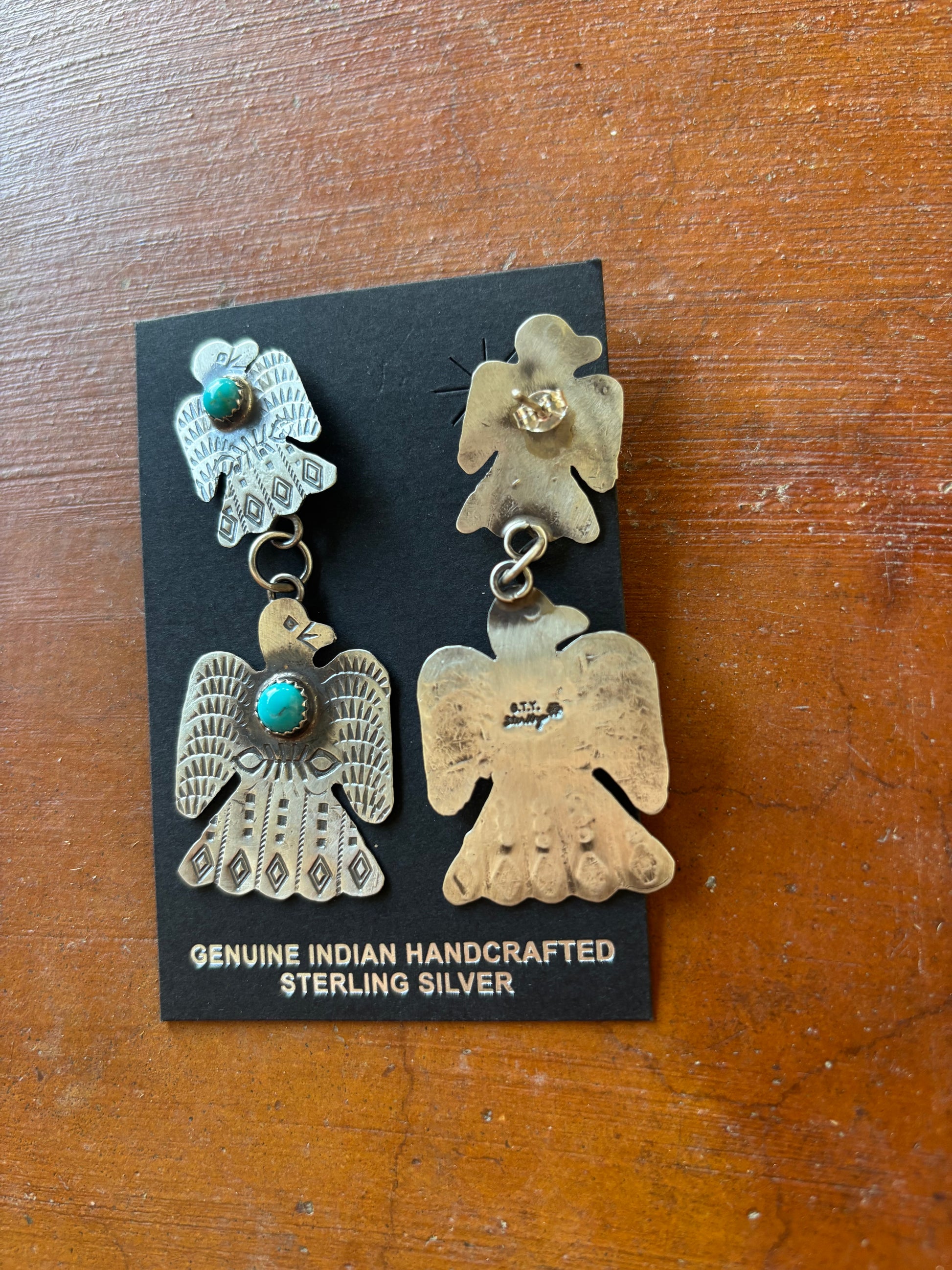 Tim Yazzie Thunderbird Earrings