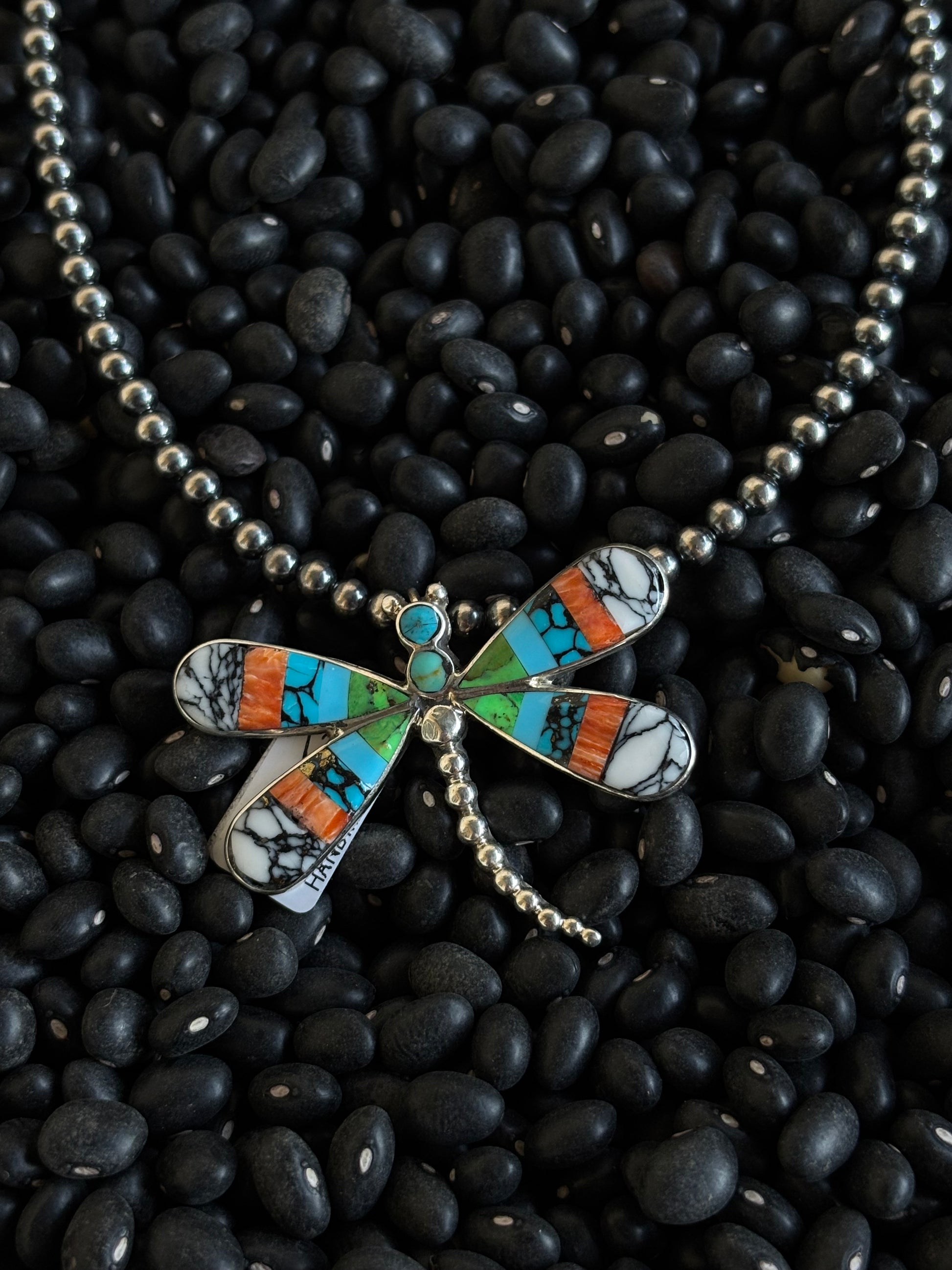 Angus Ahiyite Dragon Fly Pendant & Pin