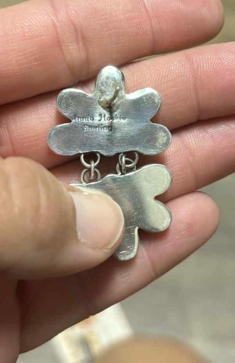 Annie Hoskie Spiny Oyster Earrings