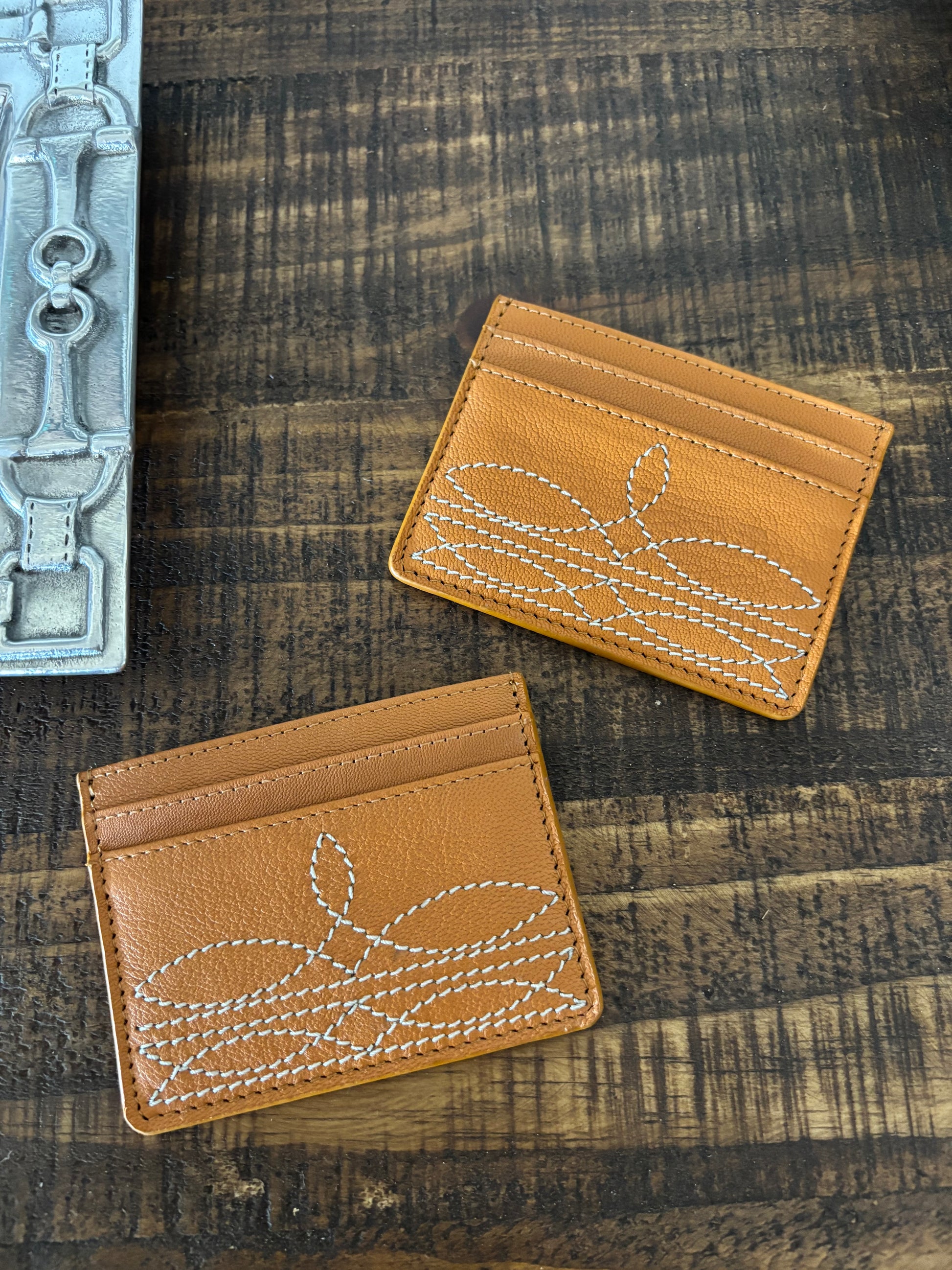 The Bootstitch Card Holder - TAN