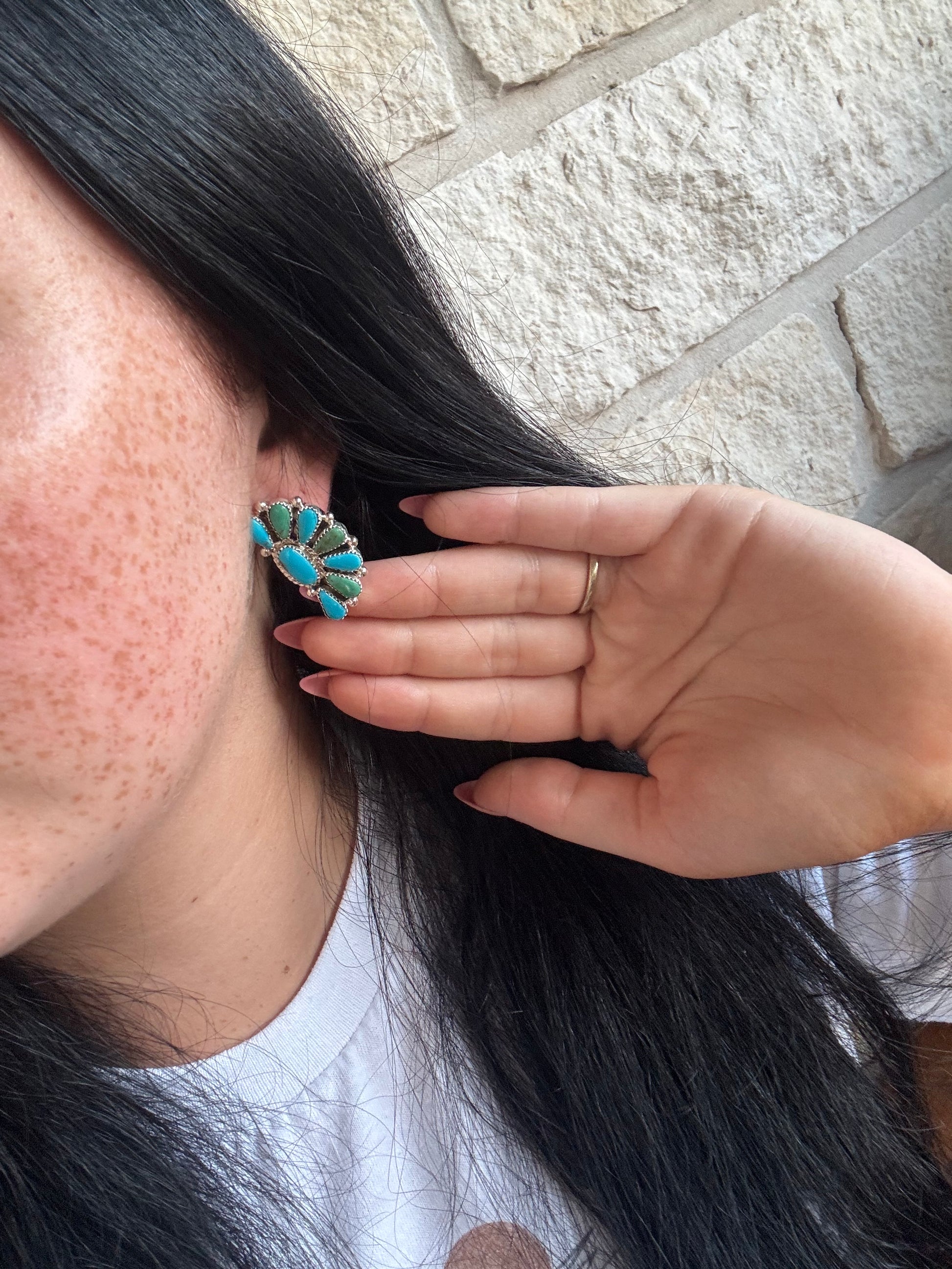 Alicia Wilson Half Cluster Studs