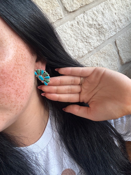 Alicia Wilson Half Cluster Studs