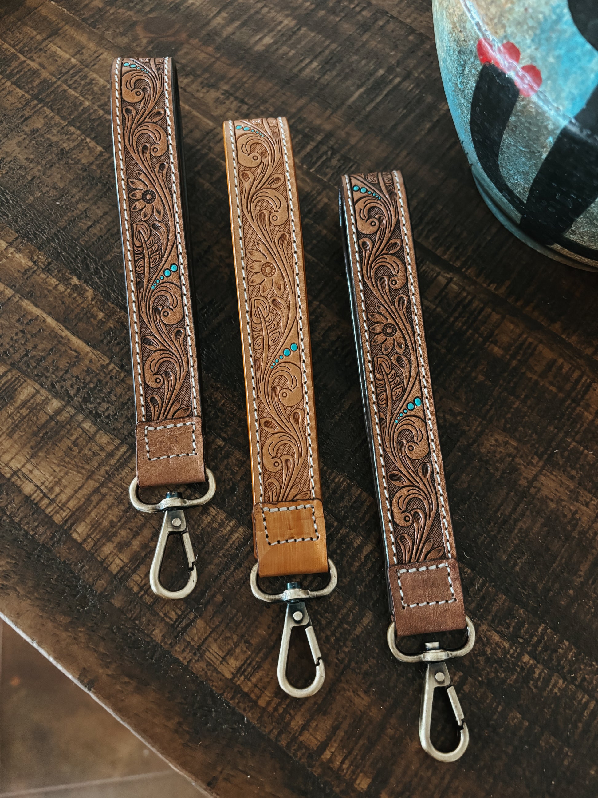 The Hand Tooled Key Fob