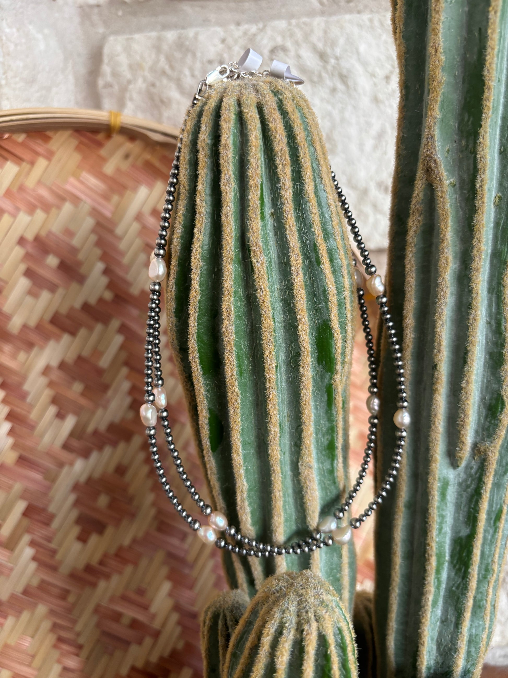 Fresh Water & Sterling Pearl Necklace
