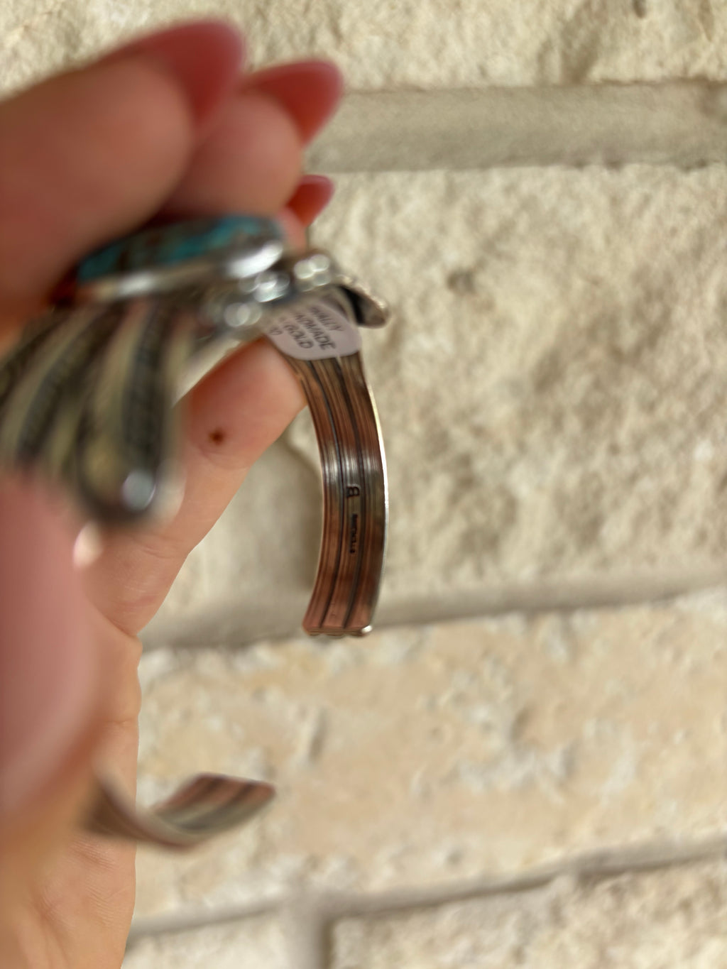 Daniel Benally Feather Cuff