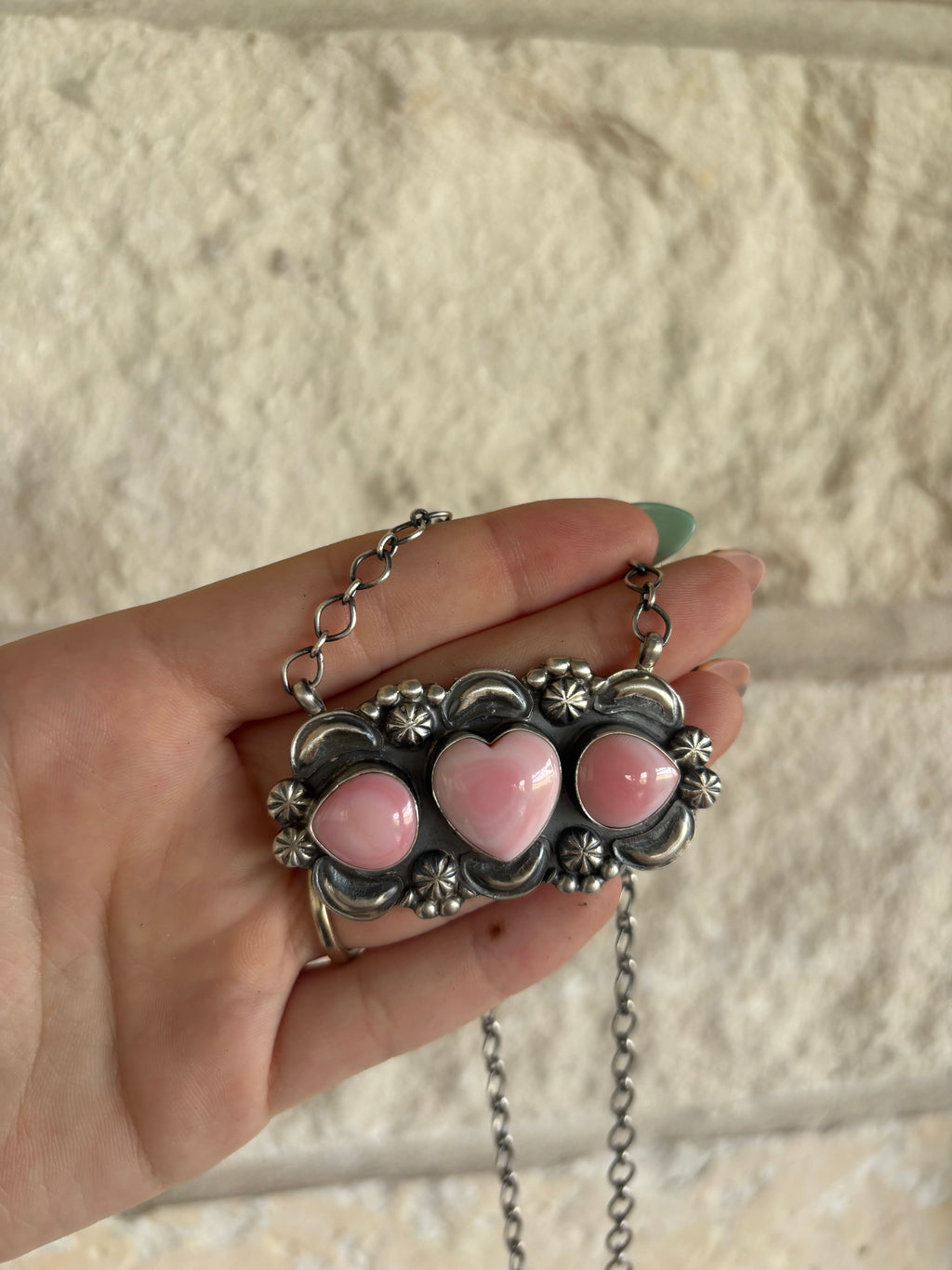 Lover Girl Pink Conch Necklace