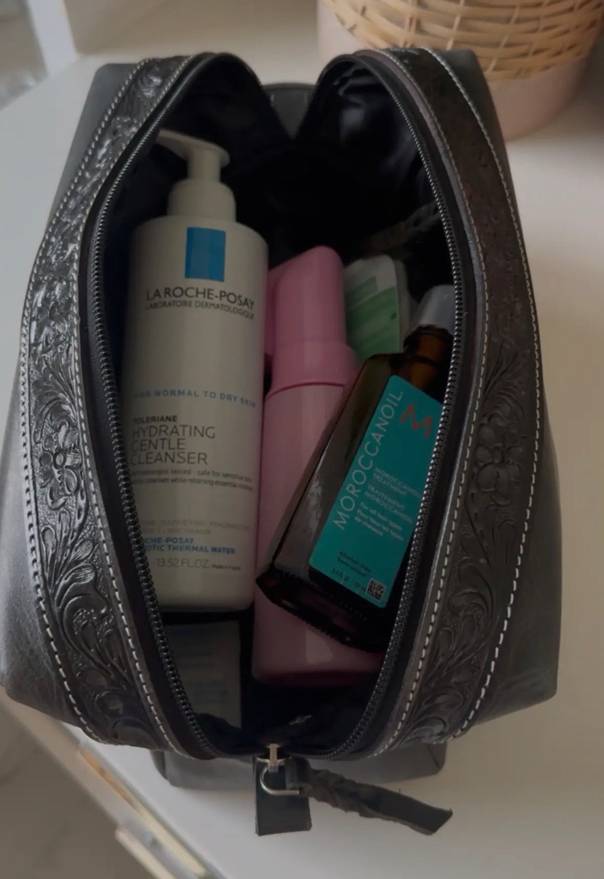The Boot Stitch Toiletry Makeup Shave Bag