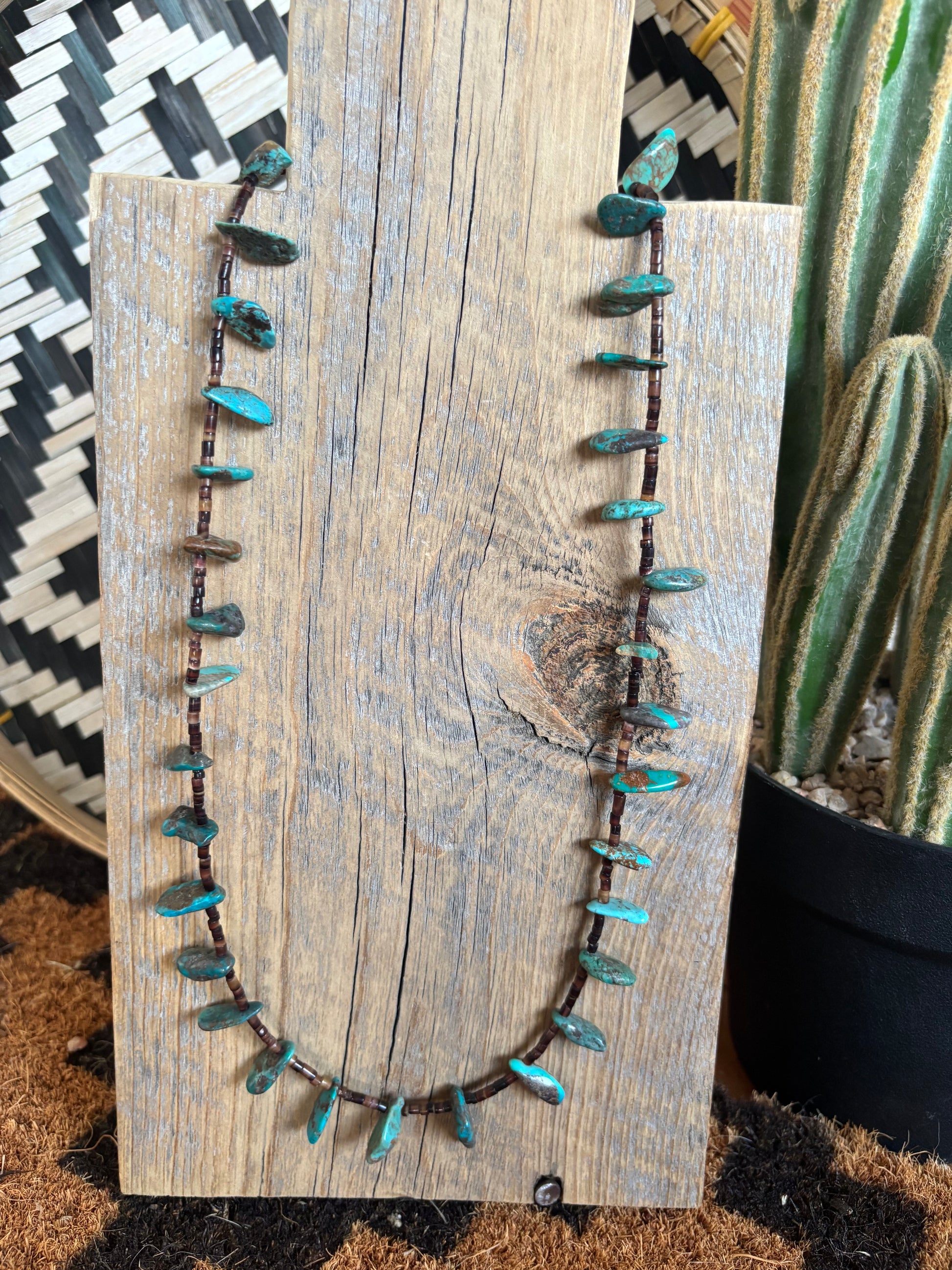 Turquoise Shell Layering Necklace