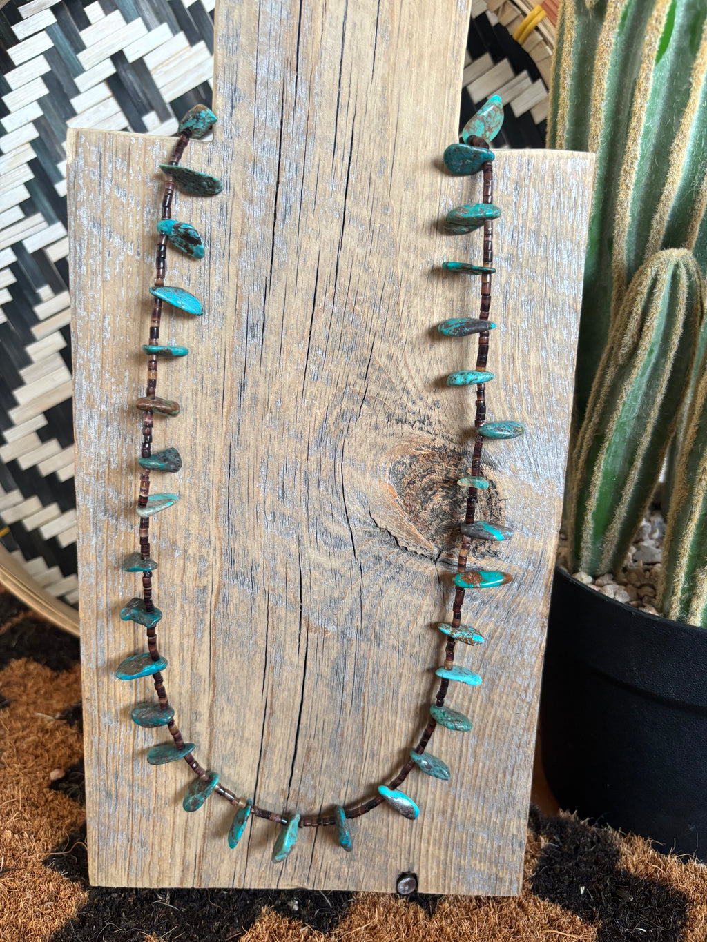 Turquoise Shell Layering Necklace