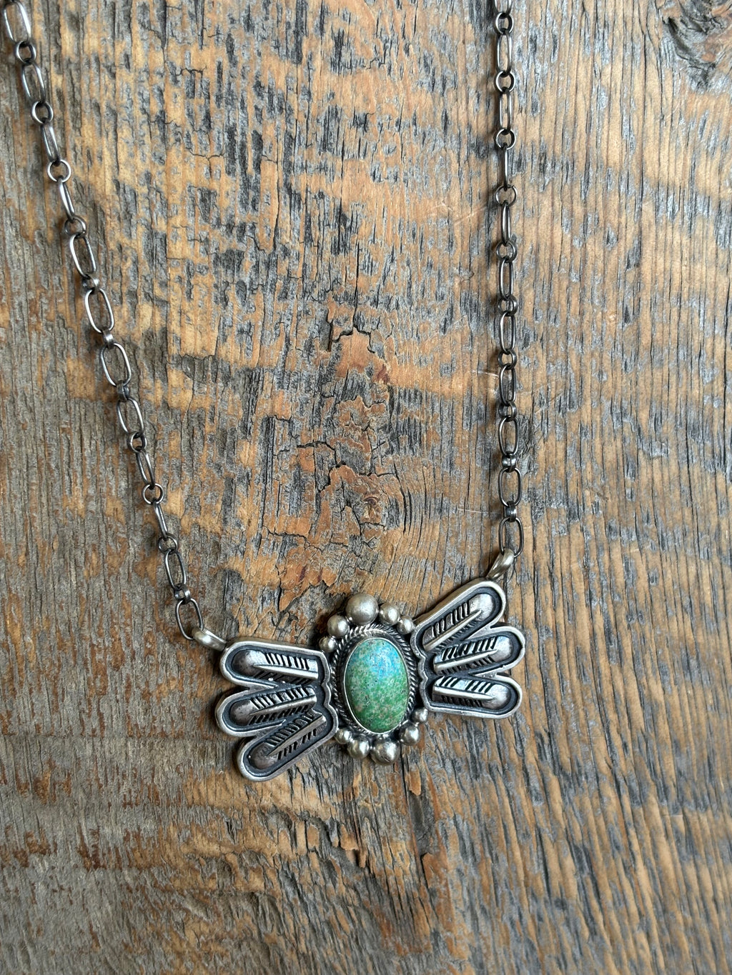 Verley Betone Sonoran Gold Feather Necklace