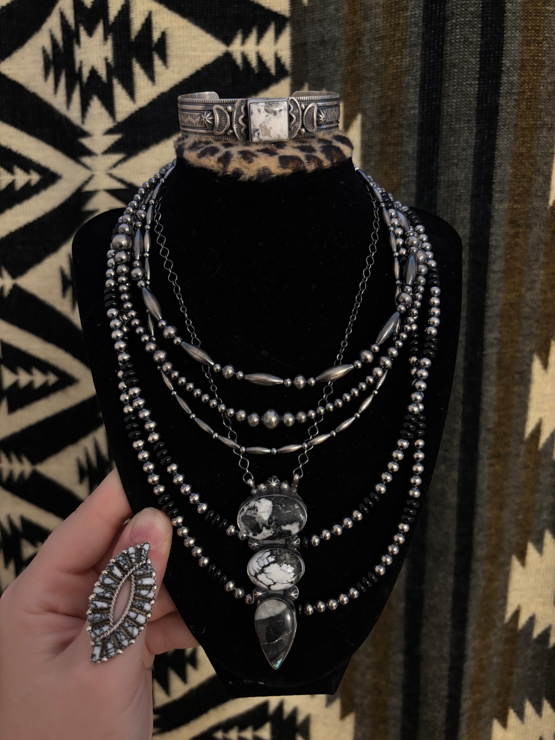 Letricia Largo White Buffalo Necklace