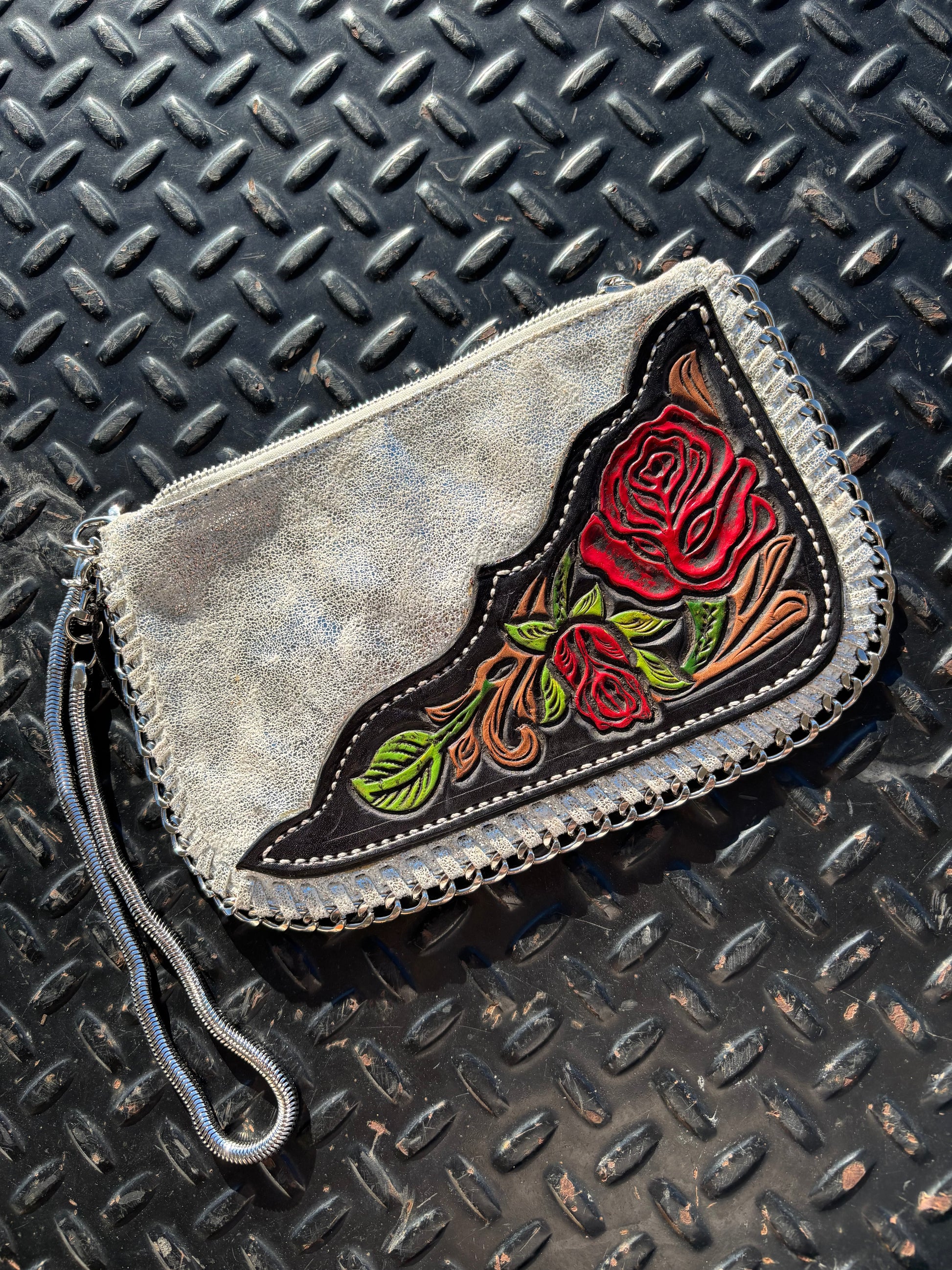 The Casino Purse/Wristlet - Silver