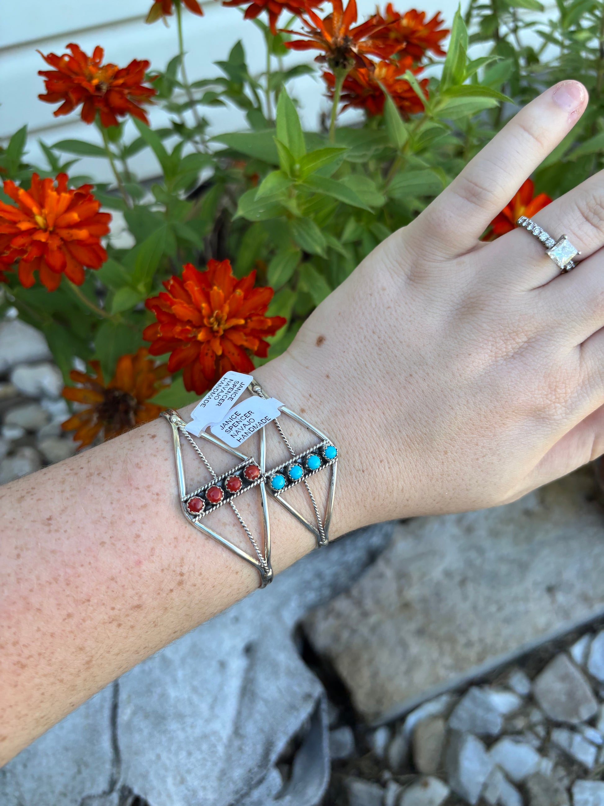 Janie Spencer Coral Cuff
