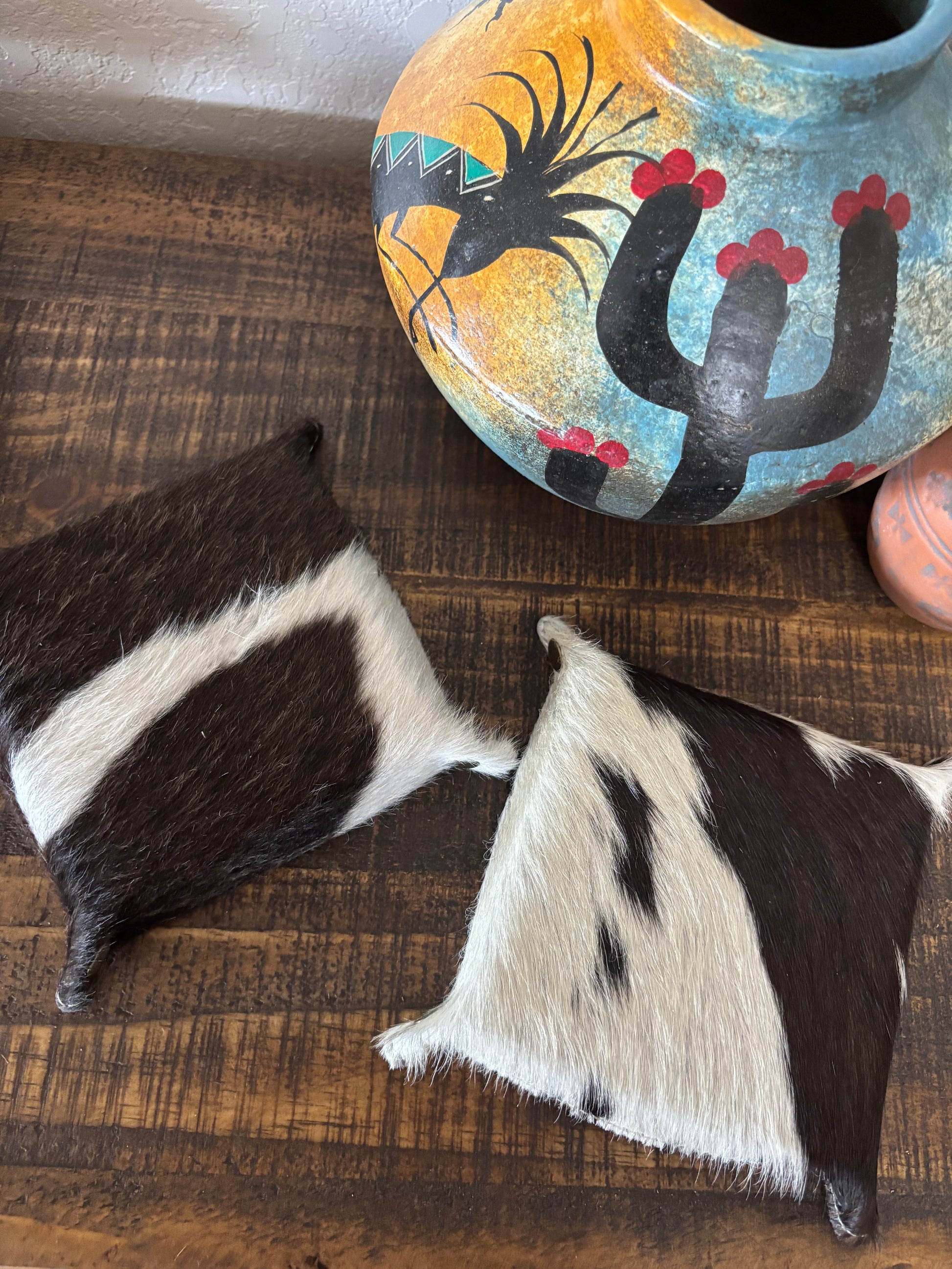 The Cowhide Catchall Tray