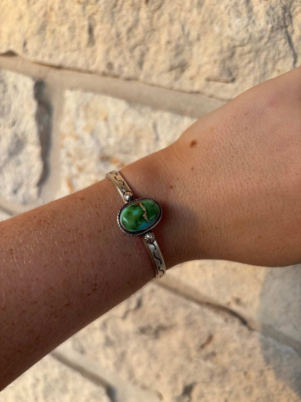 The S. Yellowhair Sonoran Gold Cuff