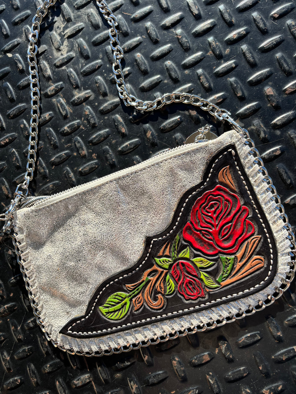 The Casino Purse/Wristlet - Silver