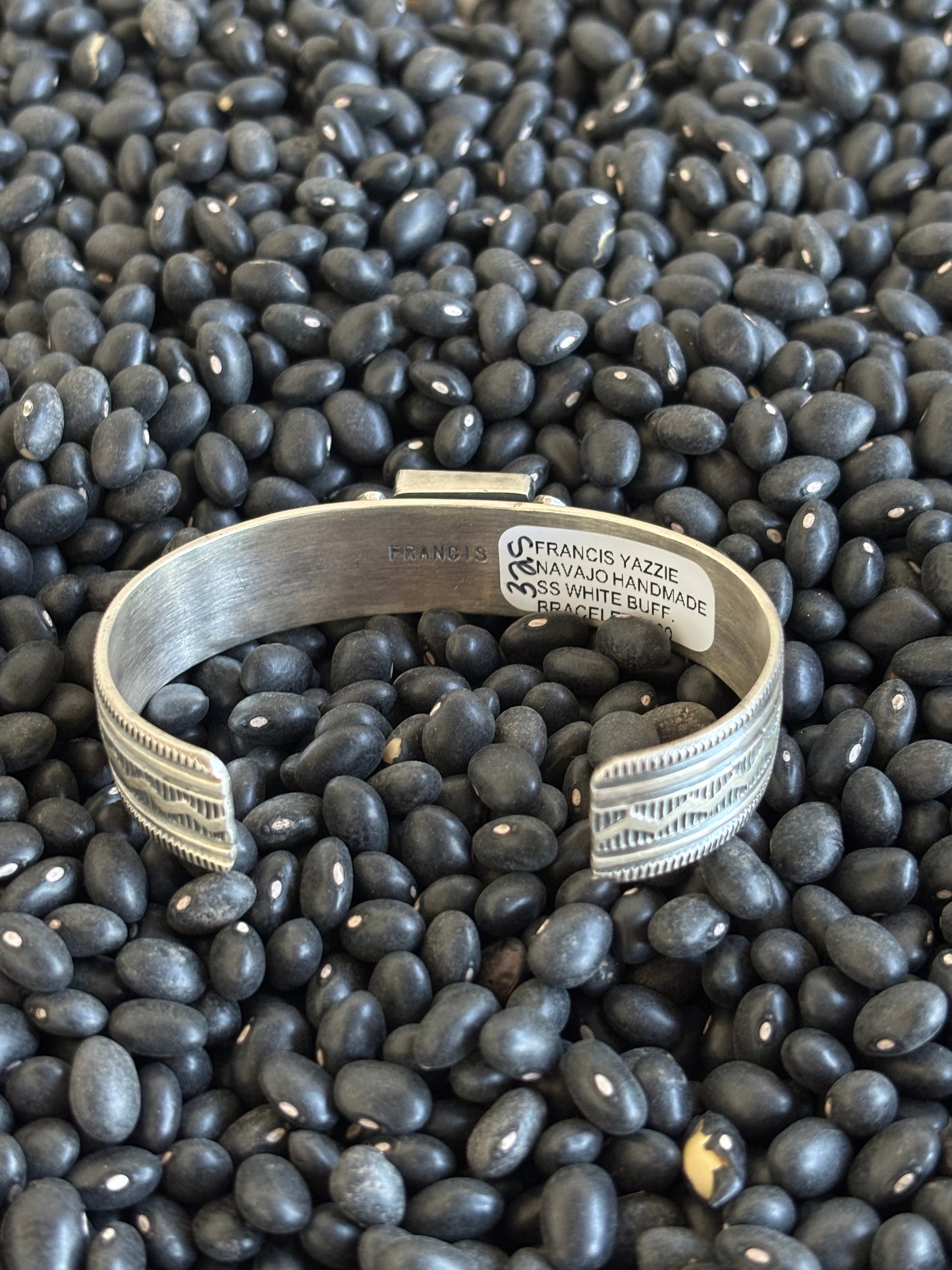 Francis Yazzie White Buffalo Cuff
