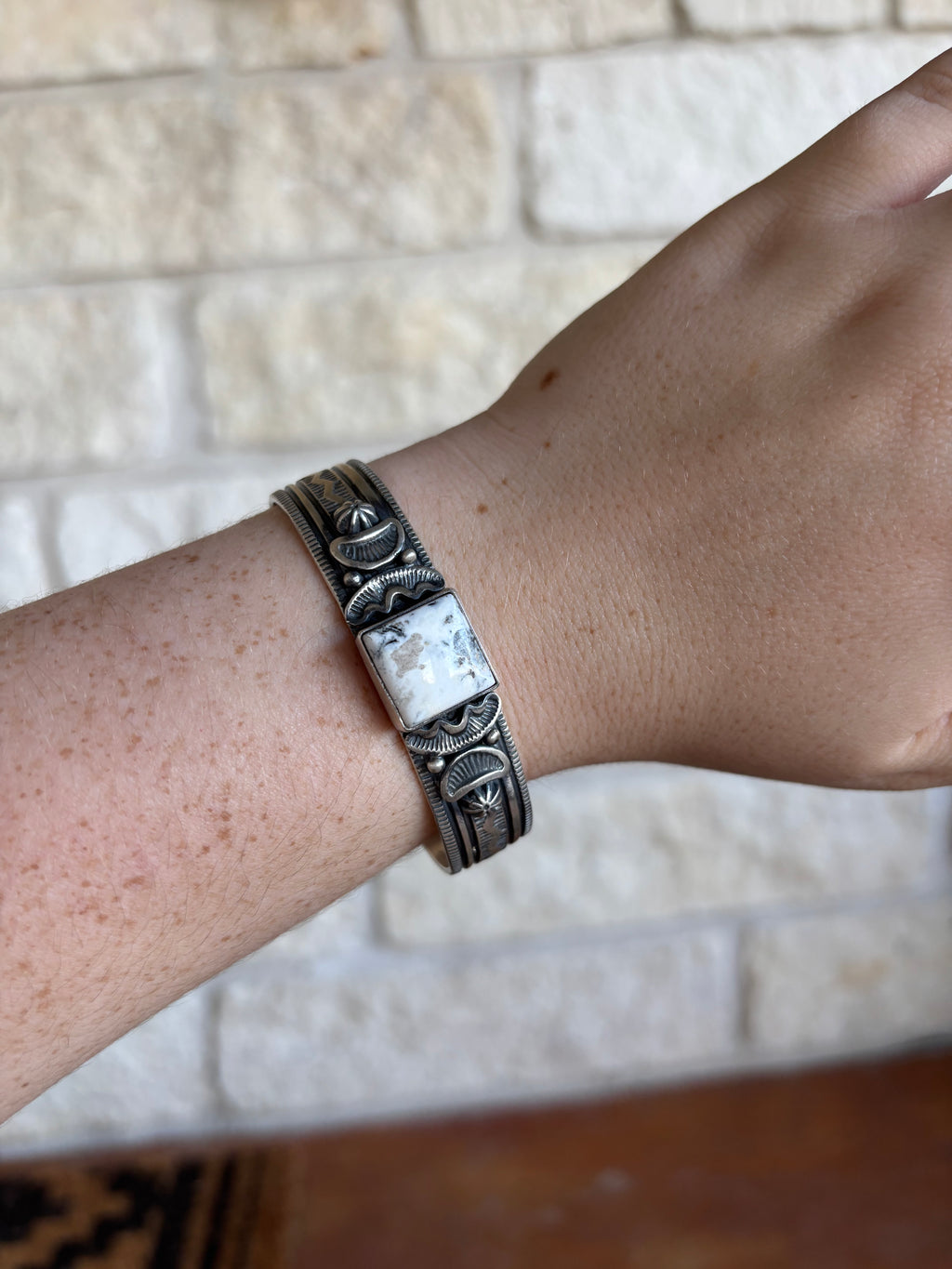 Francis Yazzie White Buffalo Cuff