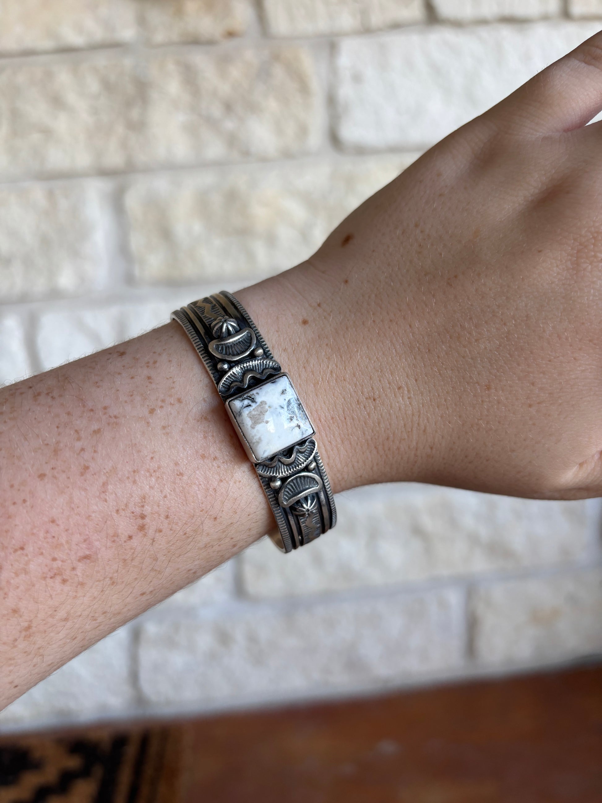 Francis Yazzie White Buffalo Cuff