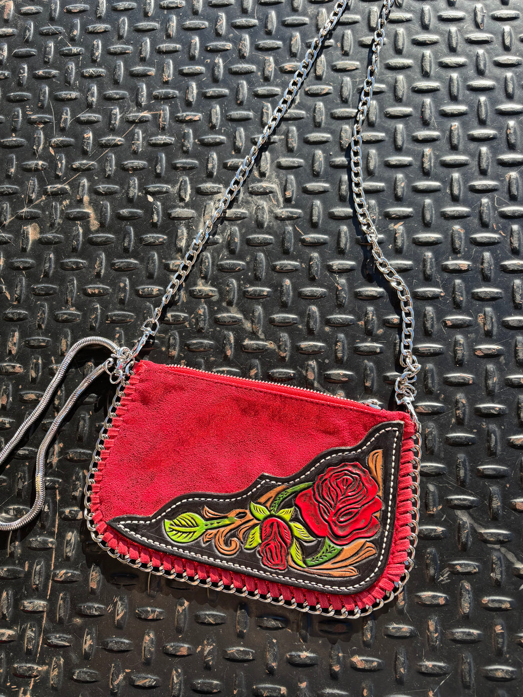 The Casino Purse/Wristlet - Red