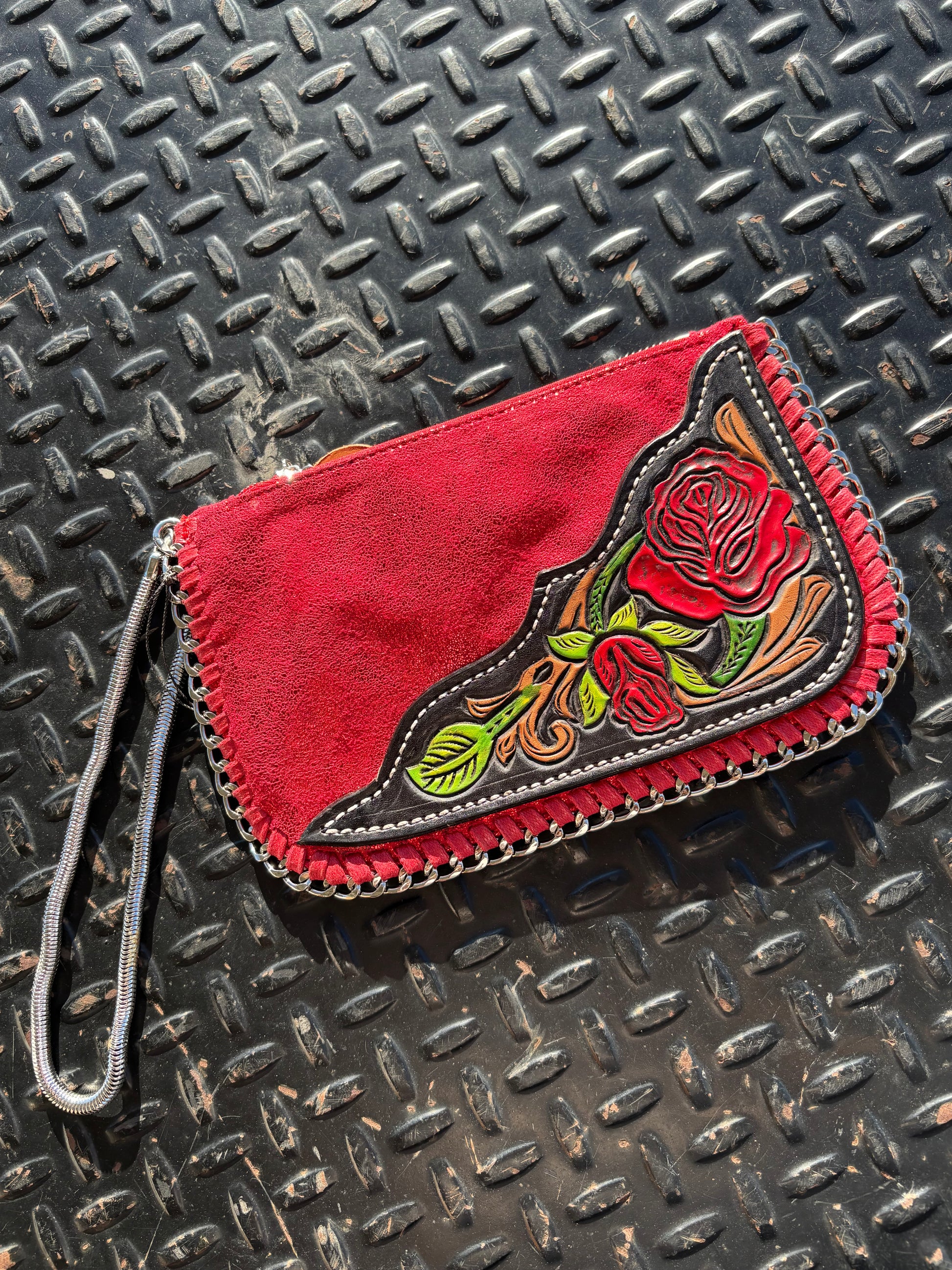 The Casino Purse/Wristlet - Red