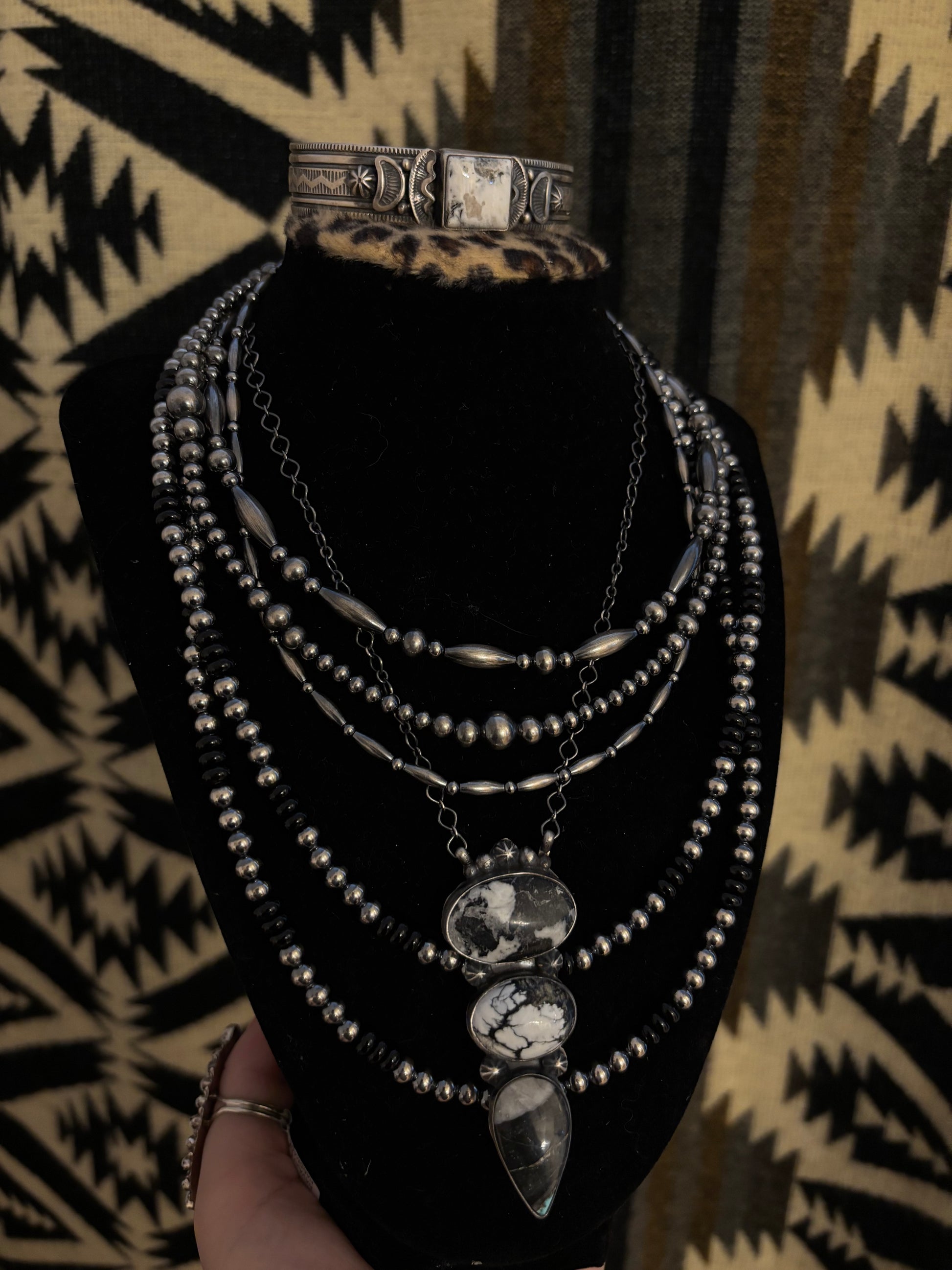 Letricia Largo White Buffalo Necklace