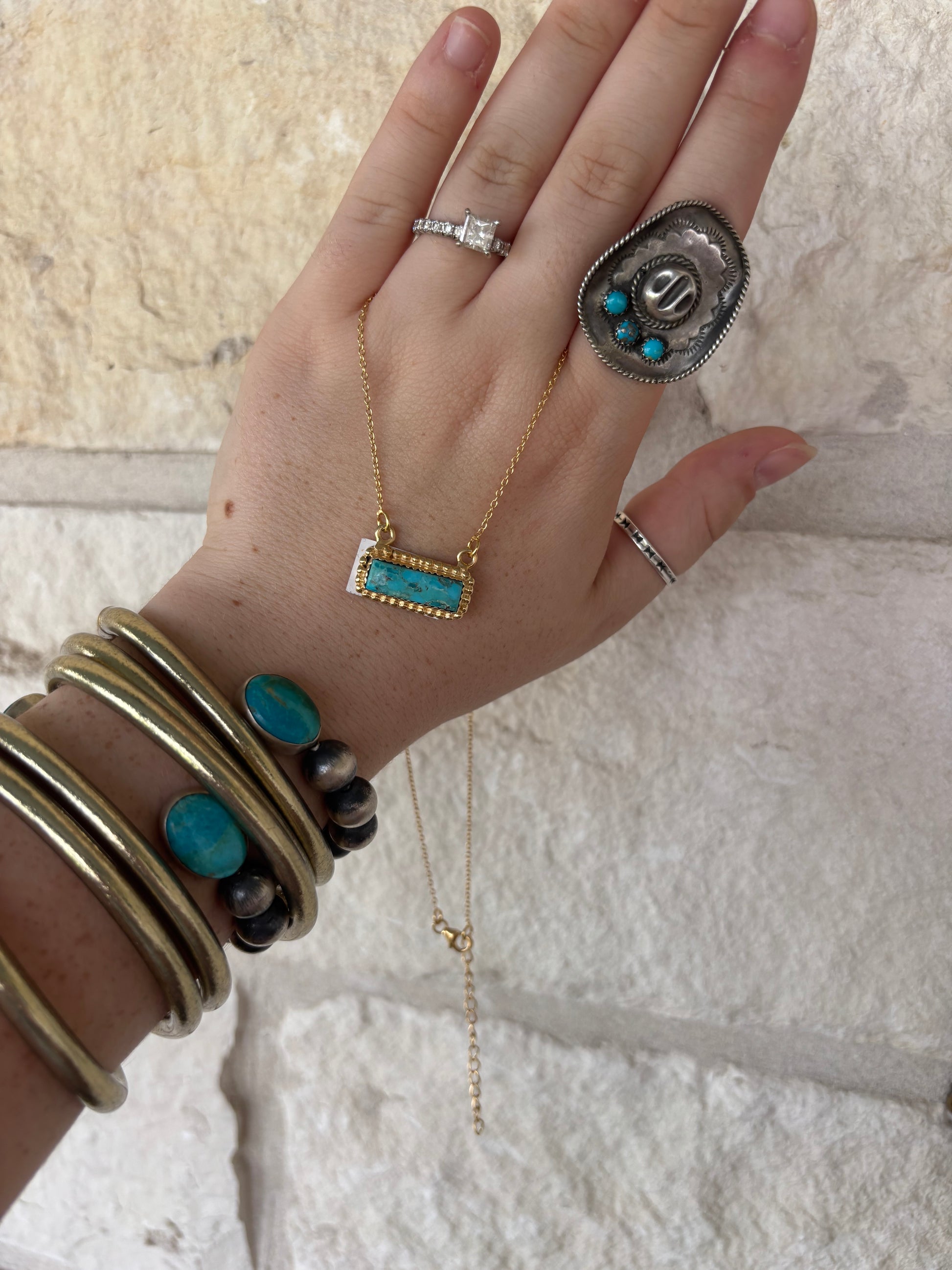 Kingman & Sterling Pearl Open Face Cuff