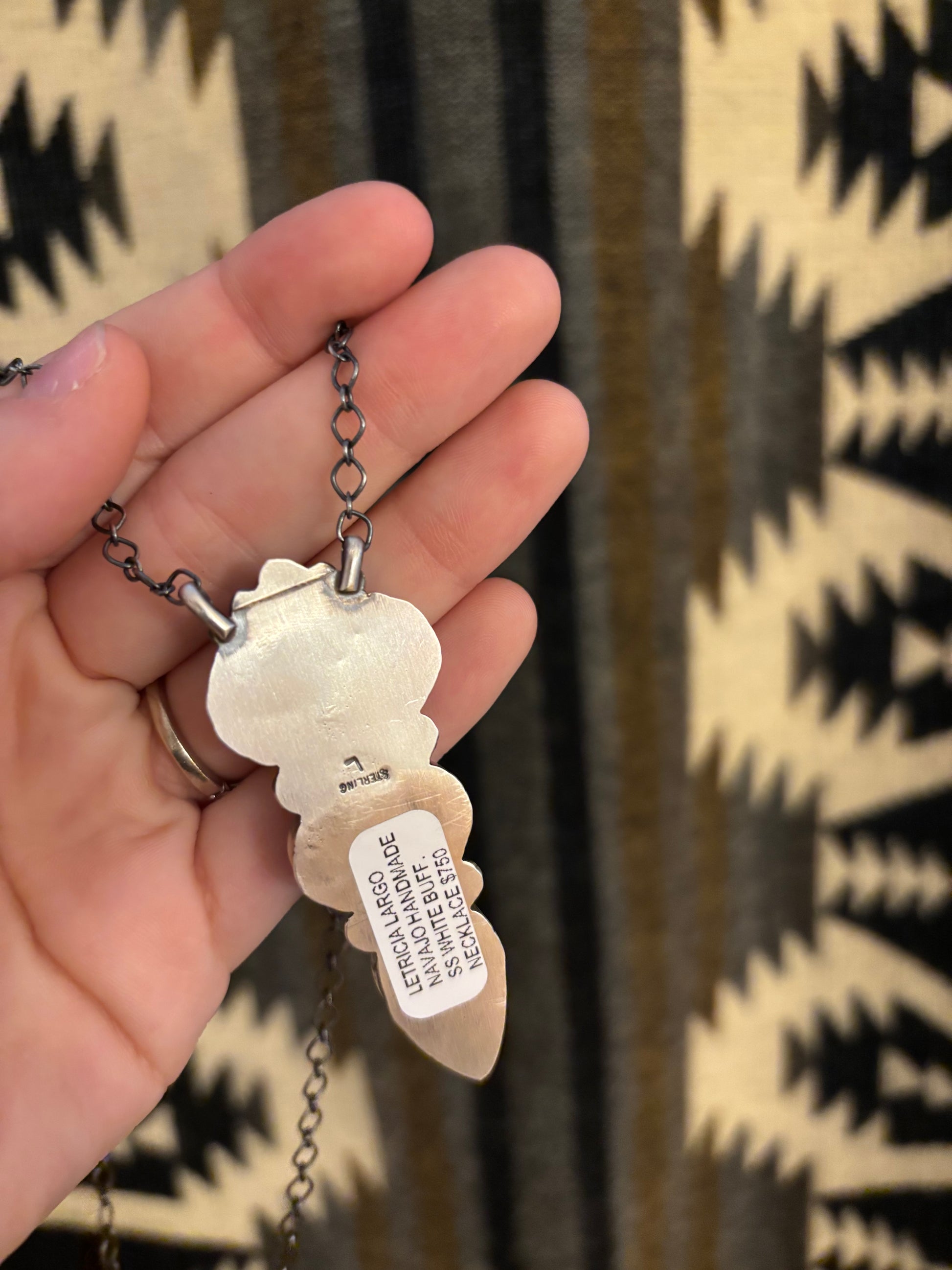 Letricia Largo White Buffalo Necklace