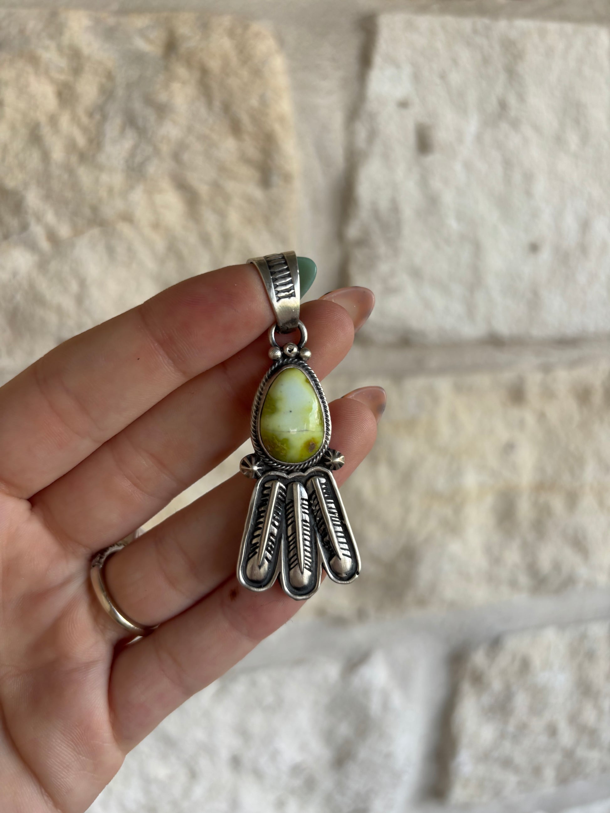 Maria Benally Feather Pendants