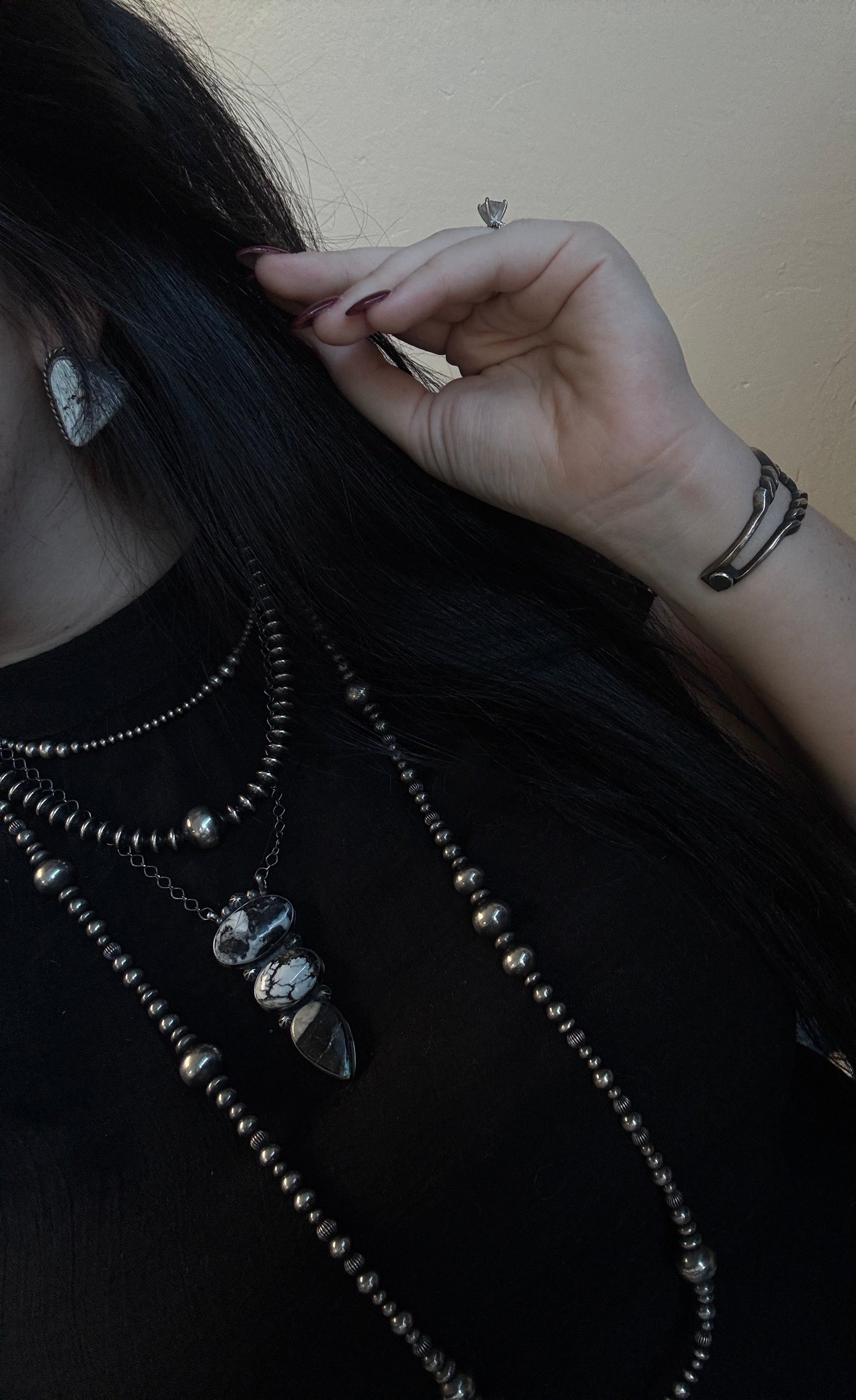 Letricia Largo White Buffalo Necklace