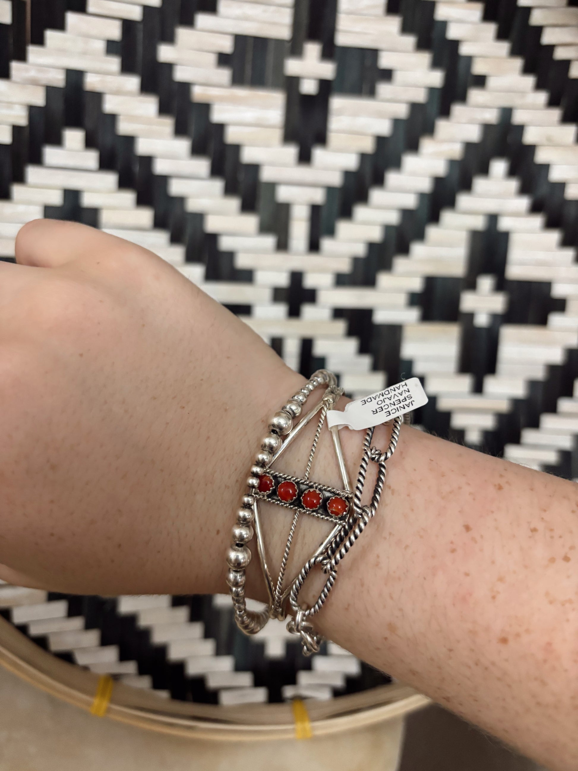 Janie Spencer Coral Cuff