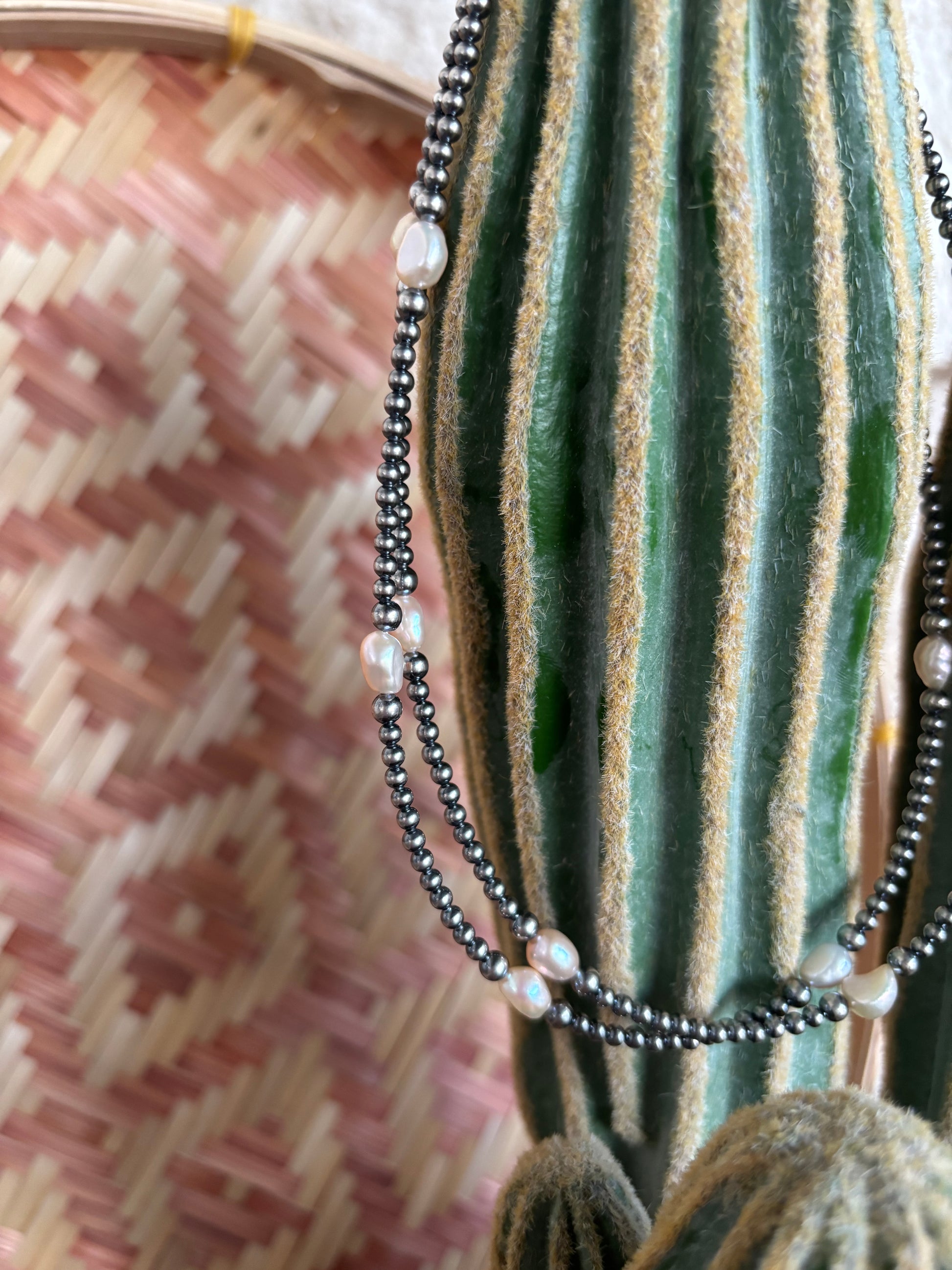Fresh Water & Sterling Pearl Necklace