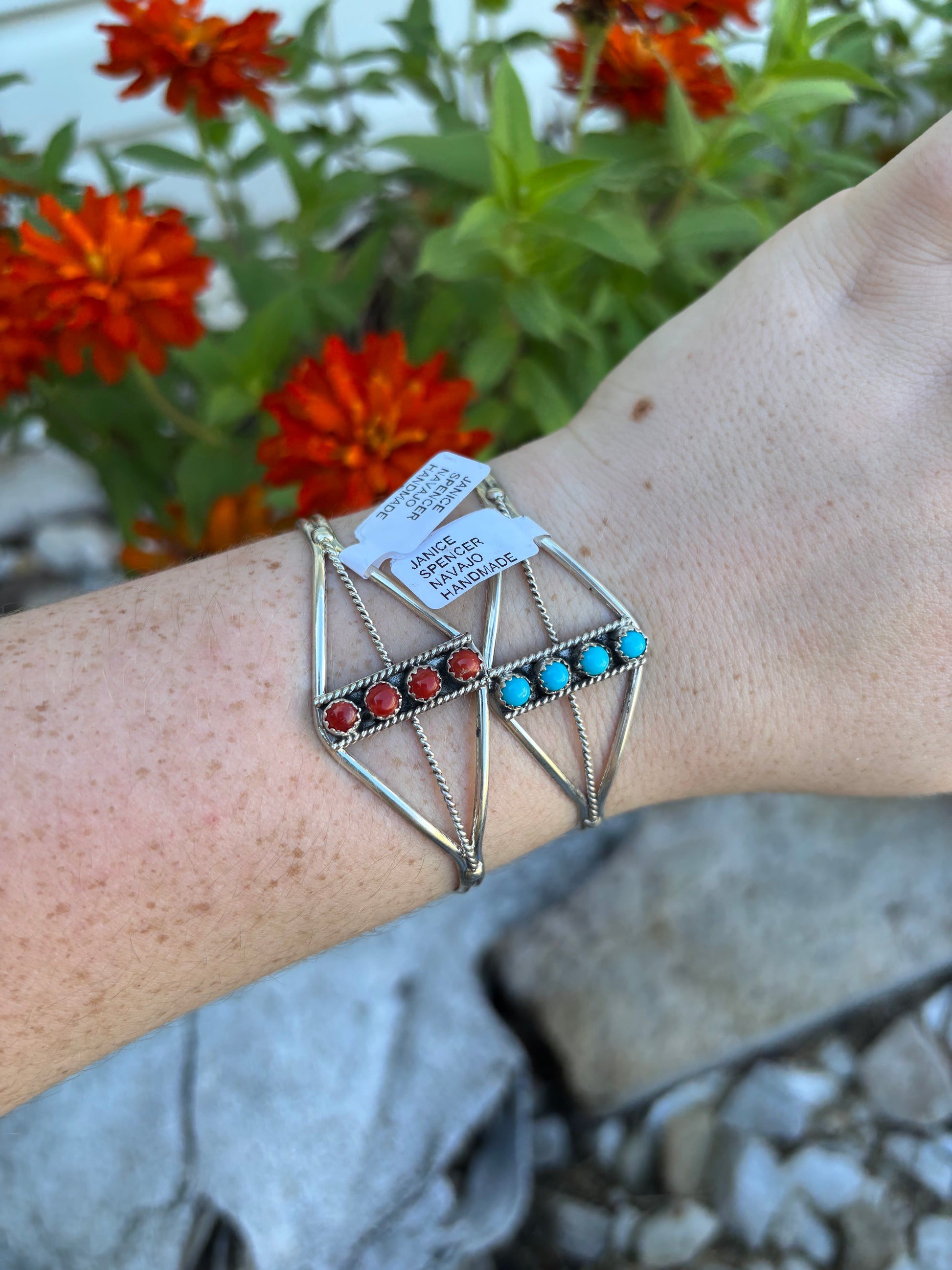 Janie Spencer Coral Cuff