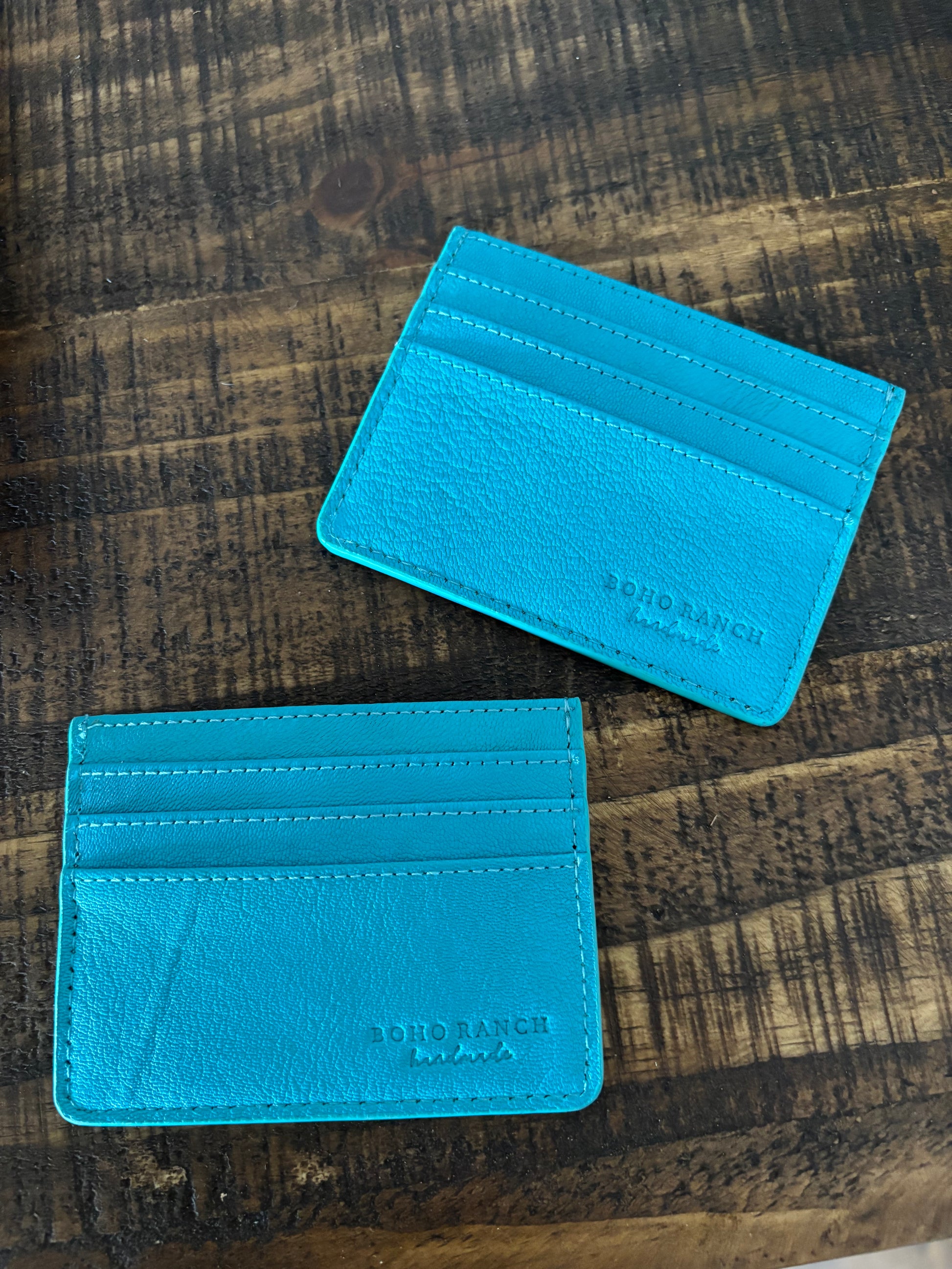 The Bootstitch Card Holder - TURQUOISE