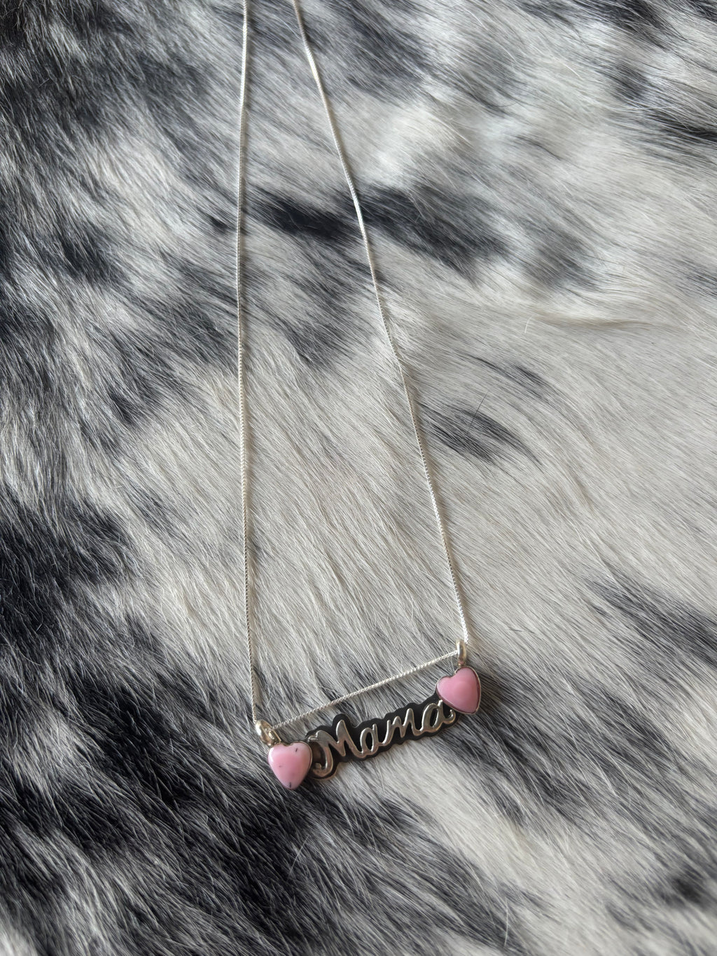 Pink Conch Mama Necklace