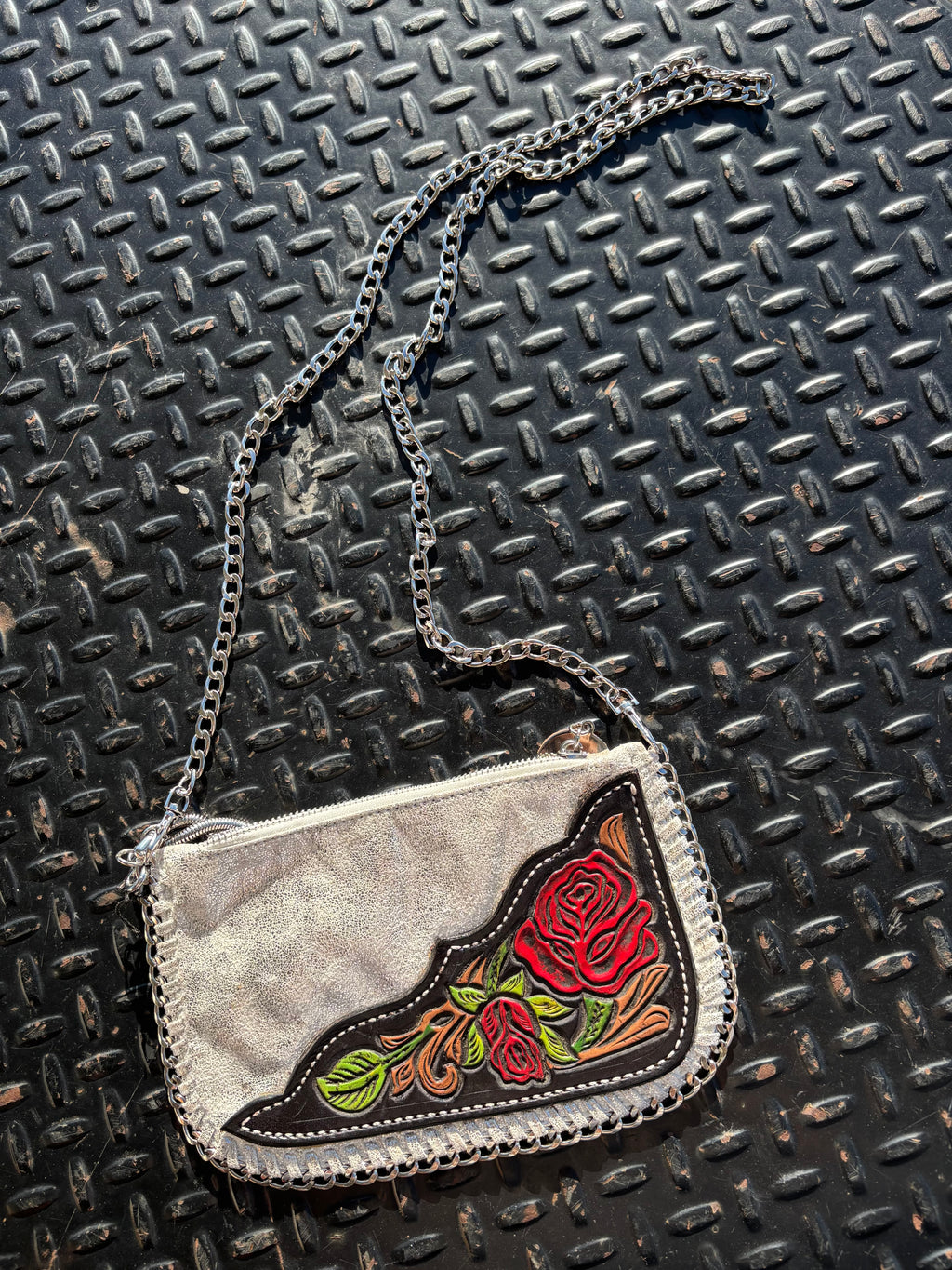 The Casino Purse/Wristlet - Silver