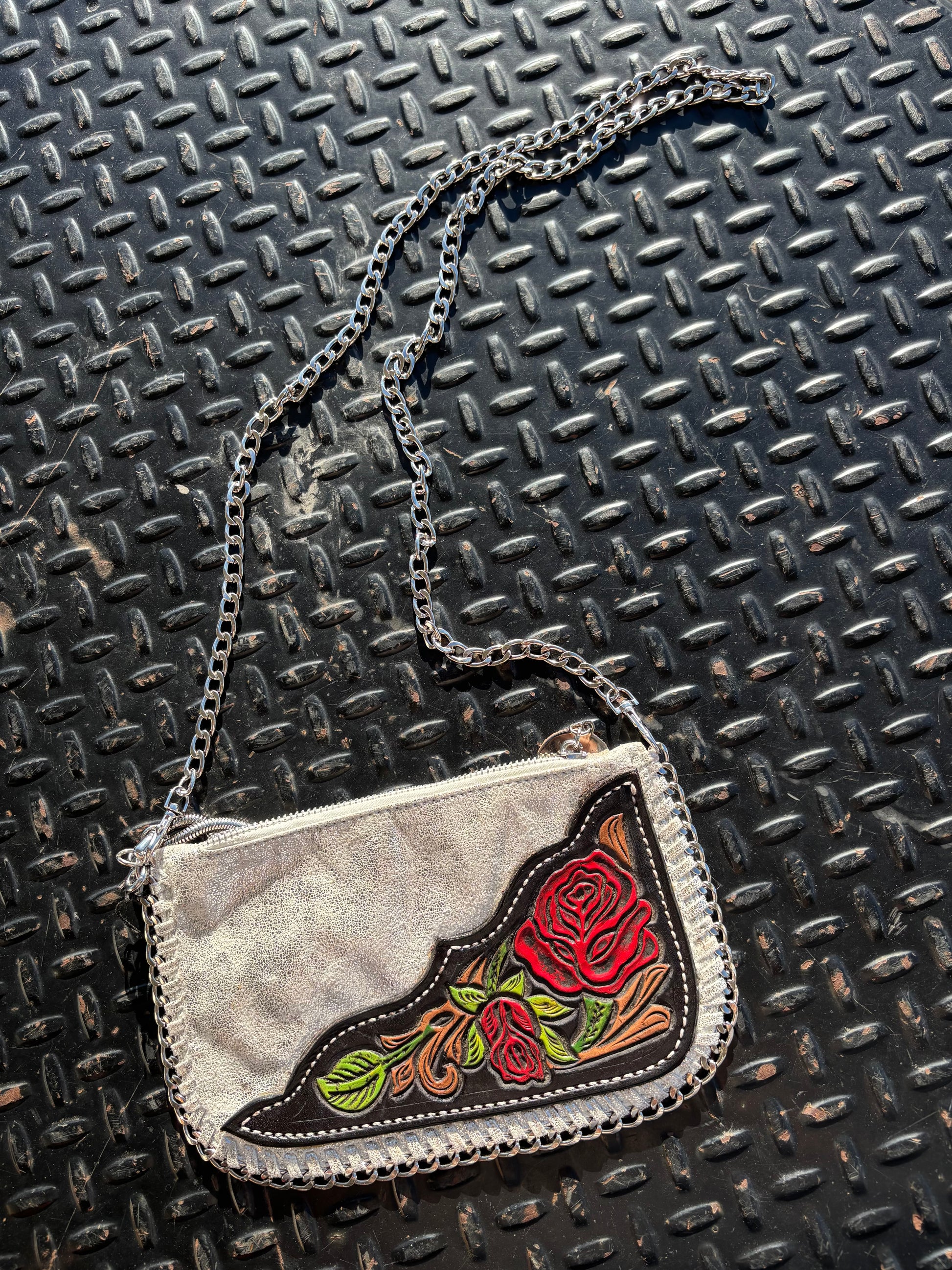 The Casino Purse/Wristlet - Silver